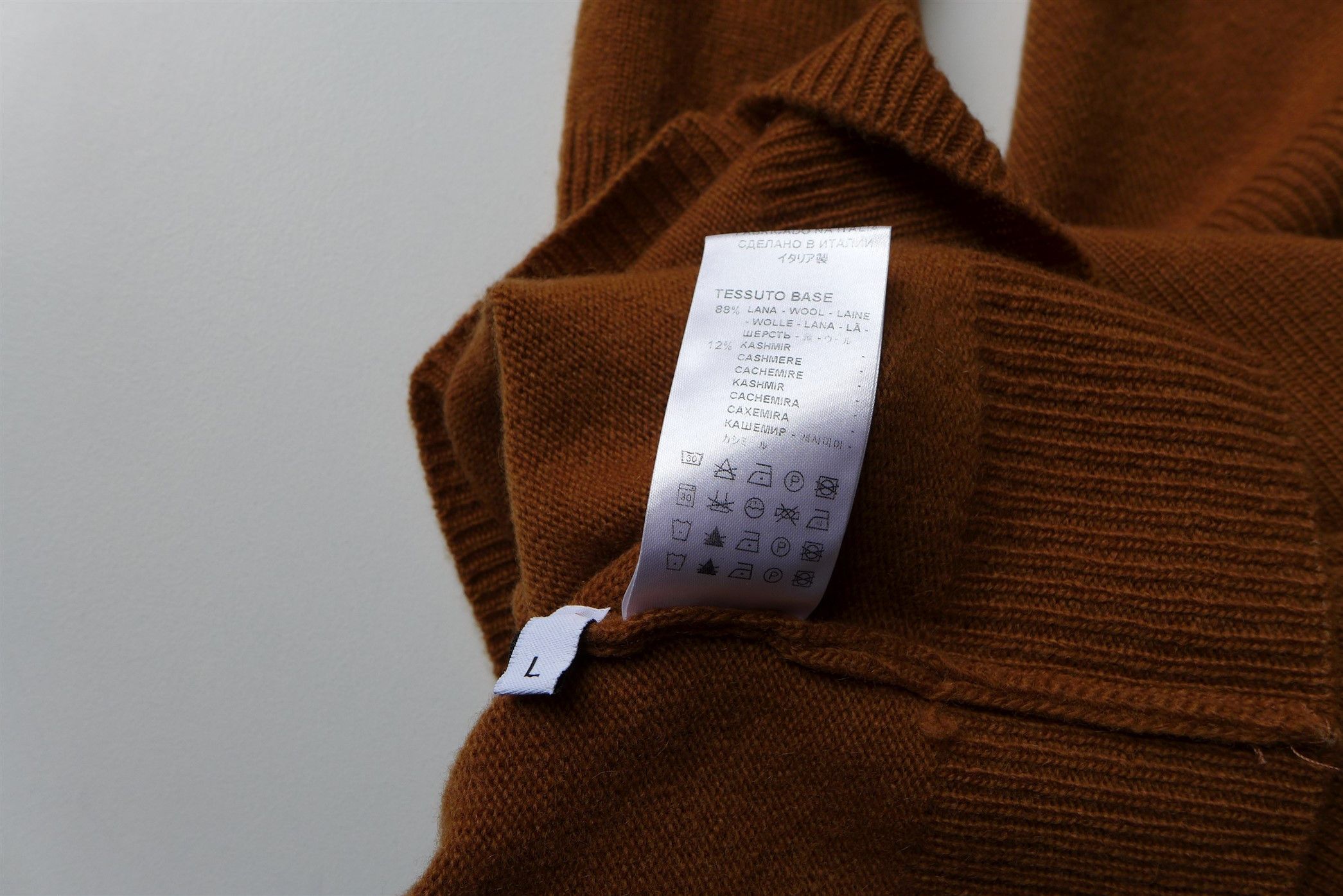 Barena Barena Giro Cosy Sweater Knit - Brown Cashmere Wool Size US L / EU 52-54 / 3 - 11 Thumbnail