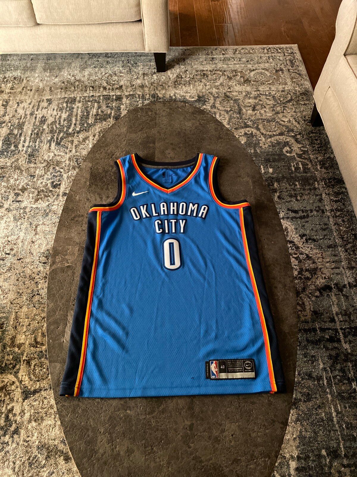 Nike Nike OKC Russell Westbrook Jersey Size US S / EU 44-46 / 1 - 1 Preview