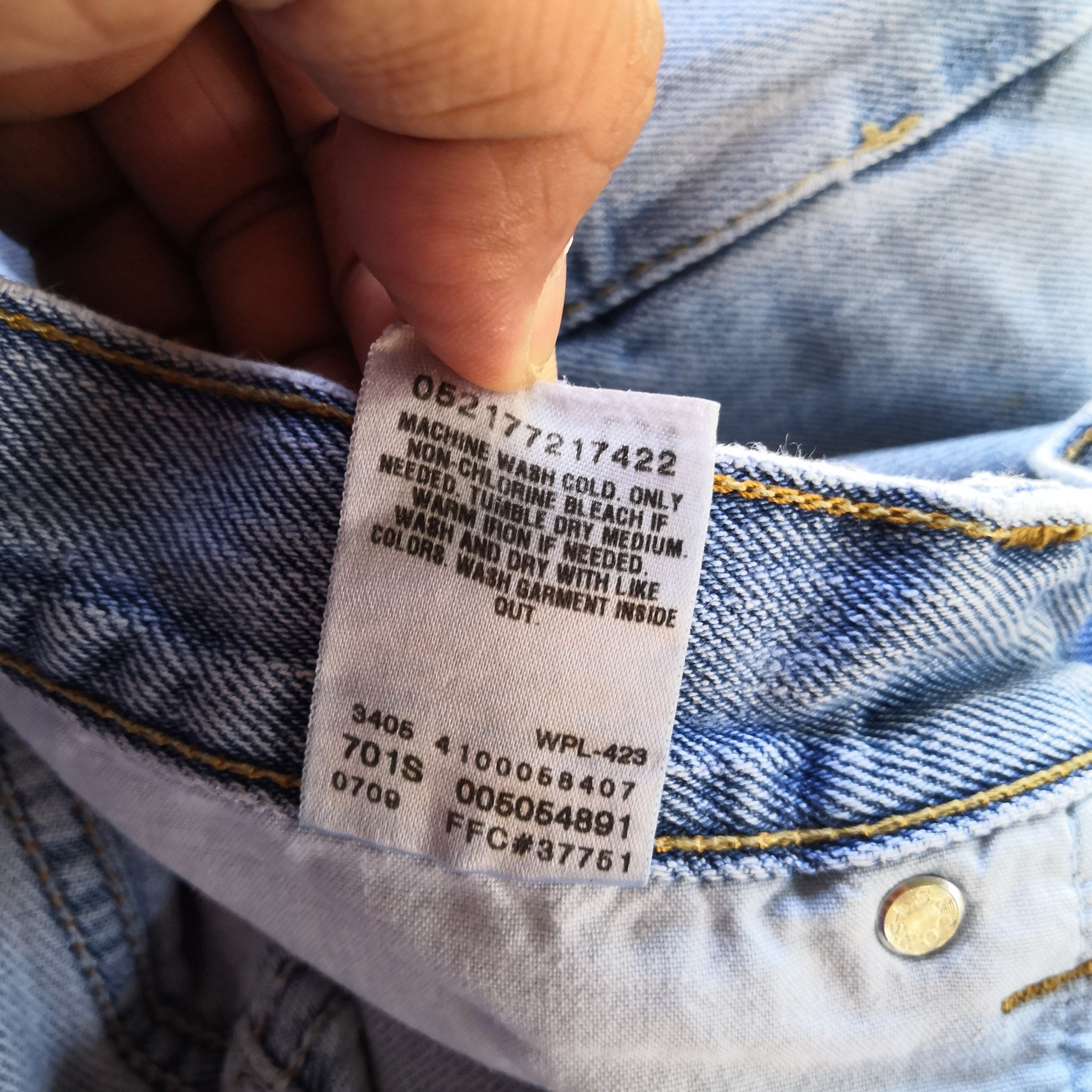 Levi's Vintage Levis Distressed Jeans Sun Faded Levi's Denim Pants Size US 34 / EU 50 - 12 Thumbnail