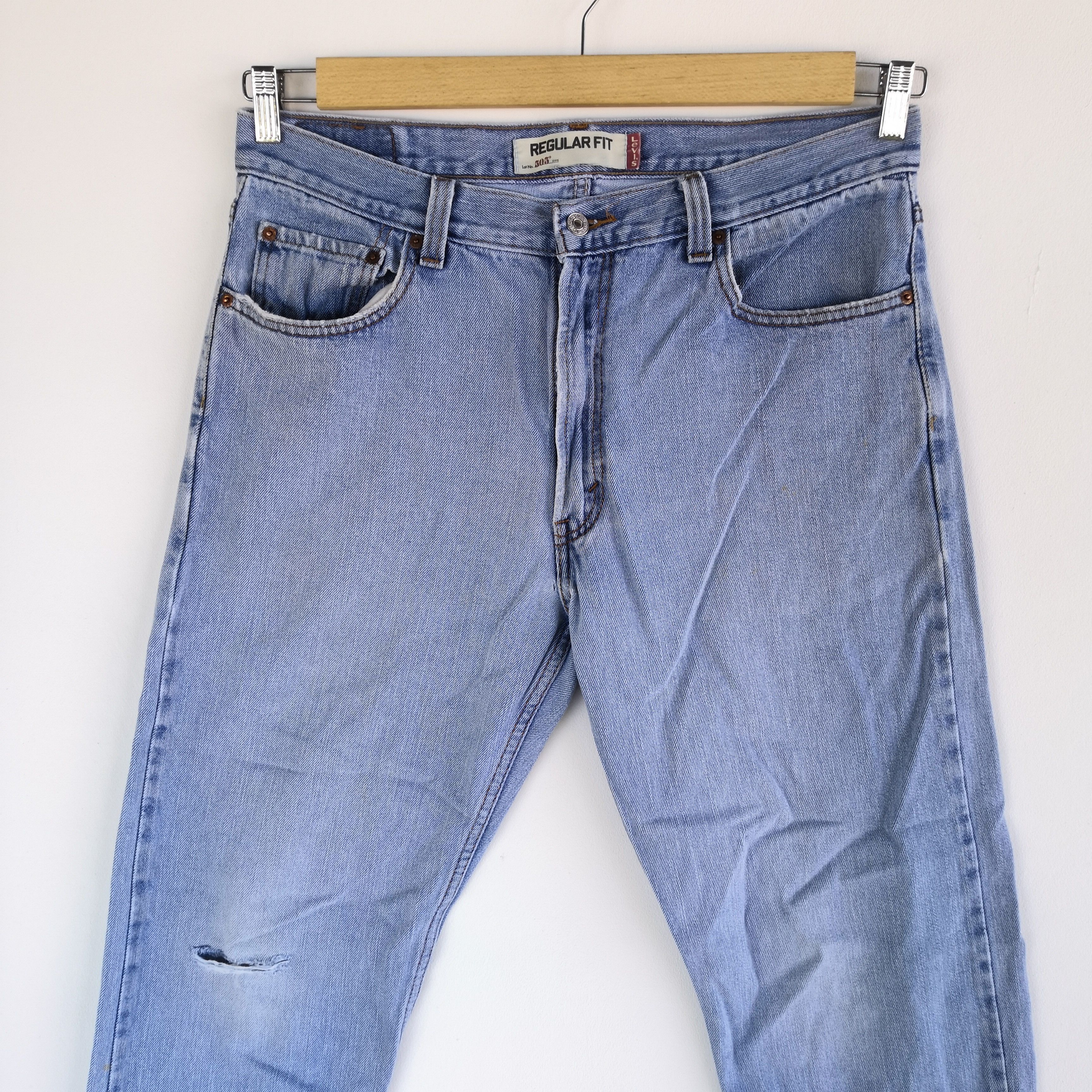 Levi's Vintage Levis Distressed Jeans Sun Faded Levi's Denim Pants Size US 34 / EU 50 - 4 Thumbnail