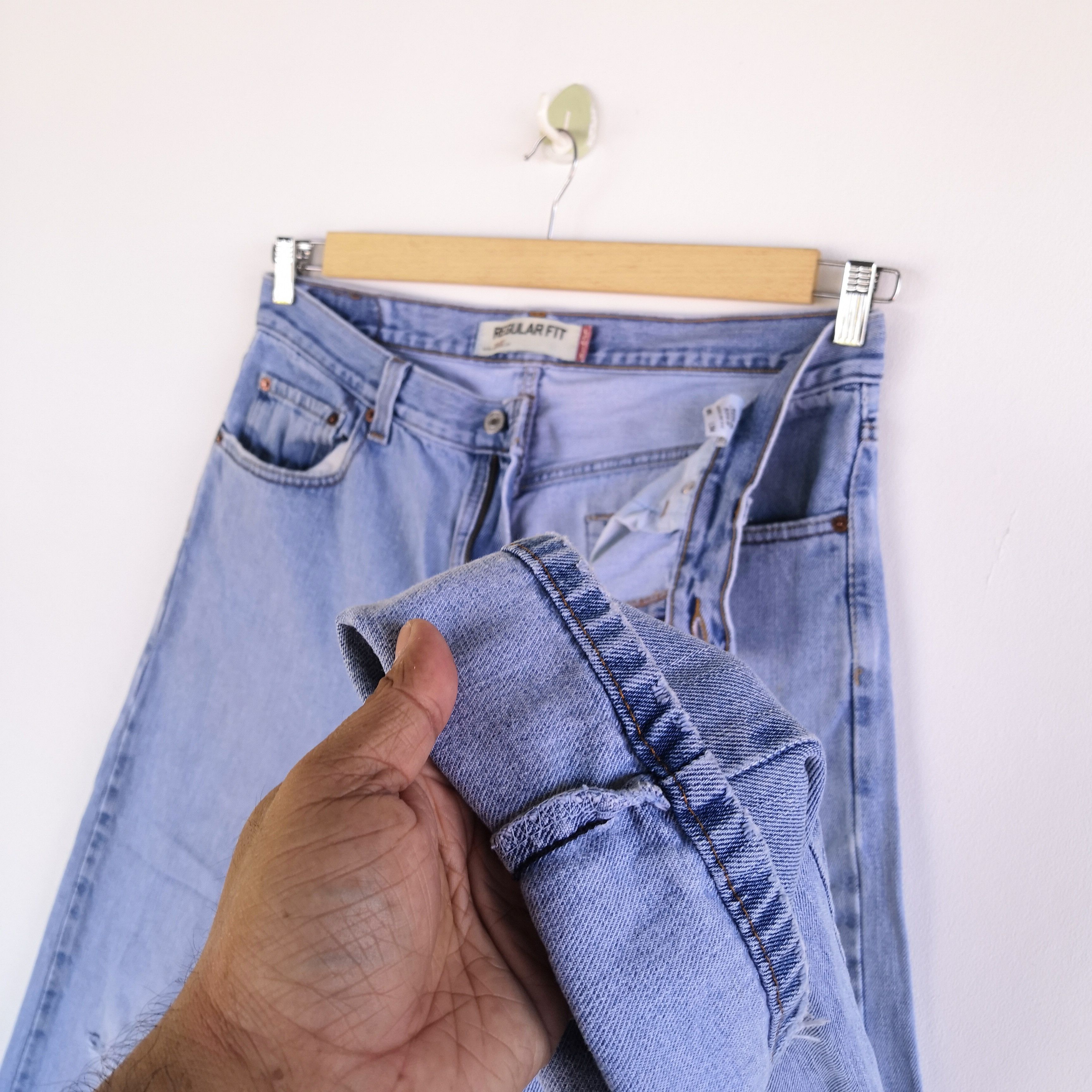 Levi's Vintage Levis Distressed Jeans Sun Faded Levi's Denim Pants Size US 34 / EU 50 - 10 Thumbnail