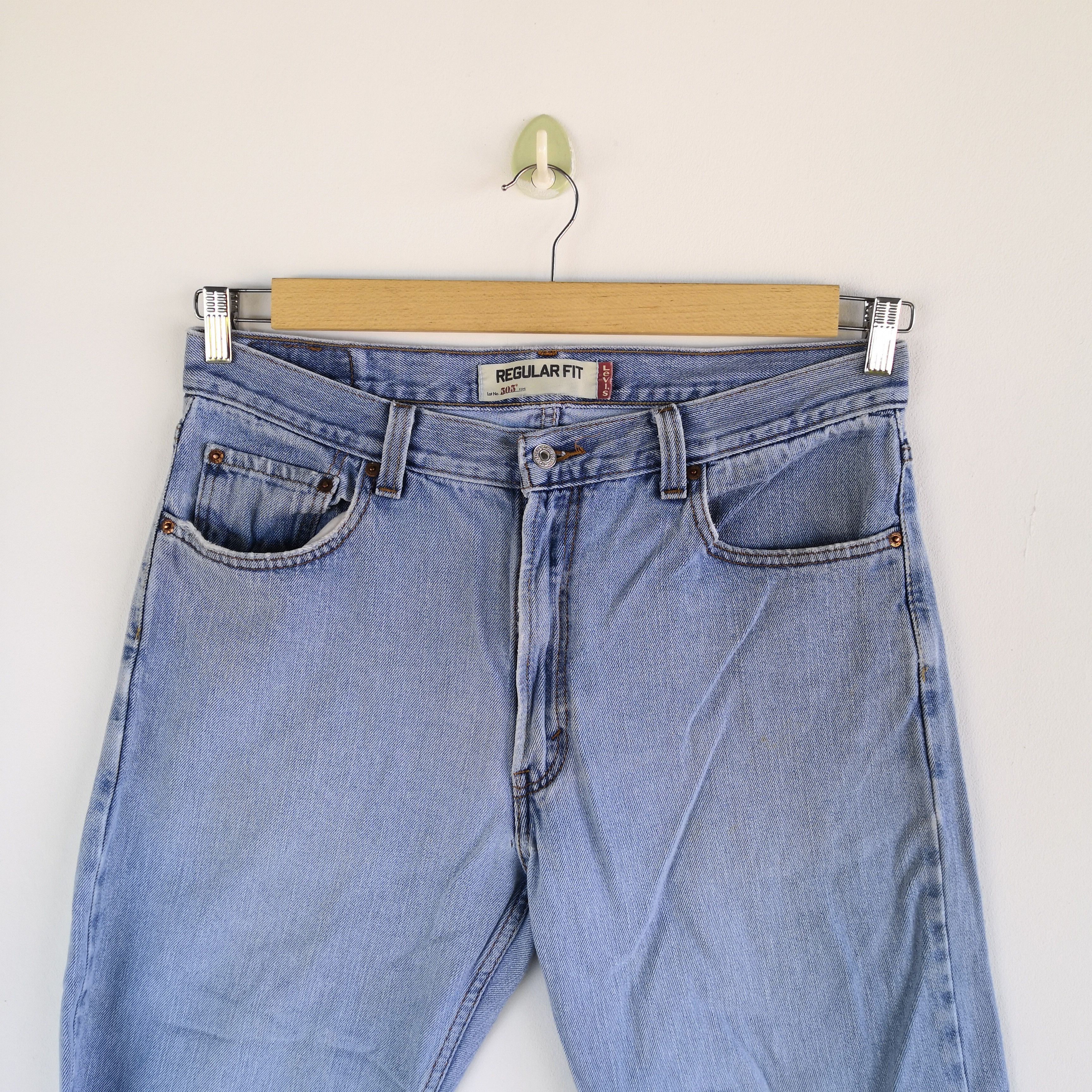 Levi's Vintage Levis Distressed Jeans Sun Faded Levi's Denim Pants Size US 34 / EU 50 - 3 Thumbnail