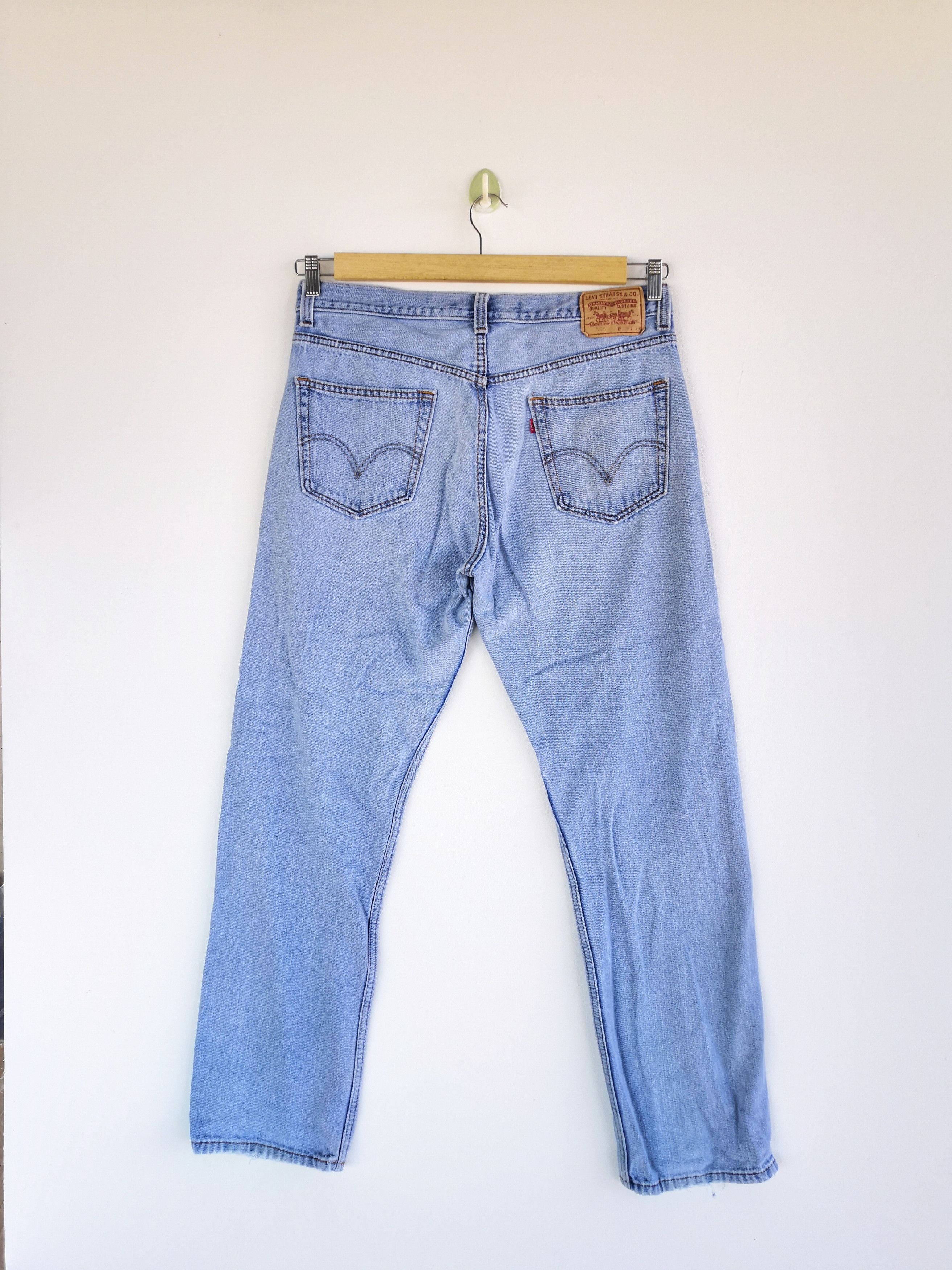 Levi's Vintage Levis Distressed Jeans Sun Faded Levi's Denim Pants Size US 34 / EU 50 - 2 Thumbnail