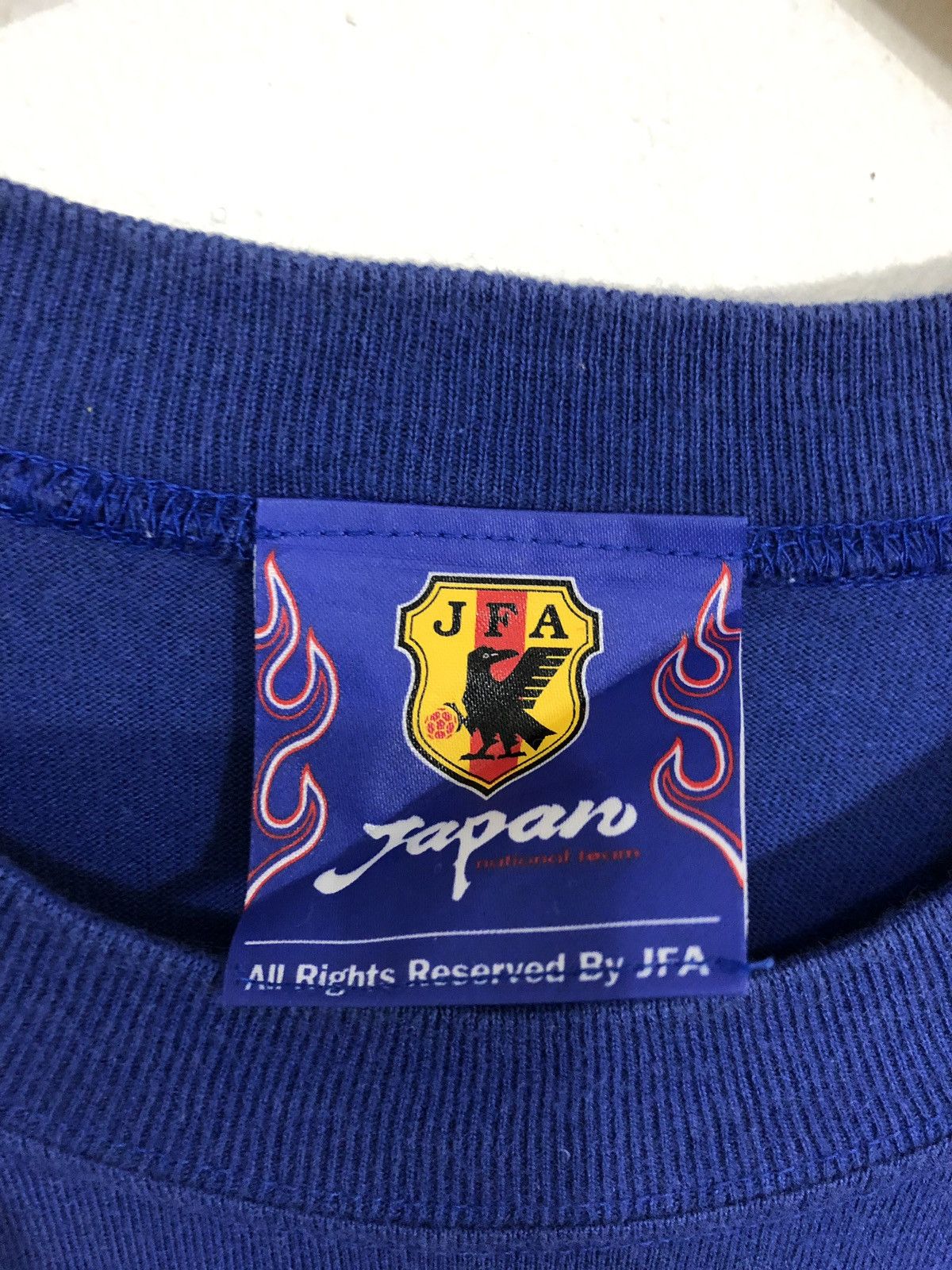 Japanese Brand Vintage Japanese Football Association JFA No.4 Ihara TShirt Size US L / EU 52-54 / 3 - 5 Thumbnail