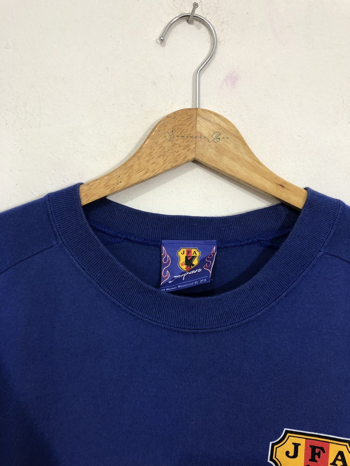 Japanese Brand Vintage Japanese Football Association JFA No.4 Ihara TShirt Size US L / EU 52-54 / 3 - 3 Thumbnail