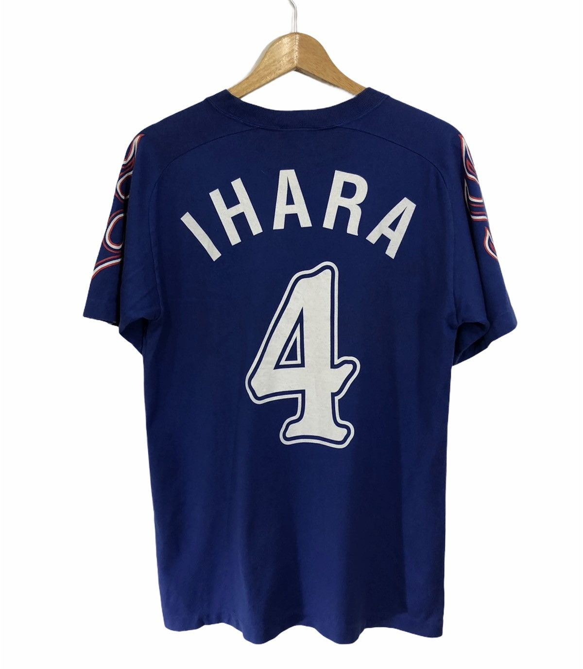 Japanese Brand Vintage Japanese Football Association JFA No.4 Ihara TShirt Size US L / EU 52-54 / 3 - 2 Thumbnail