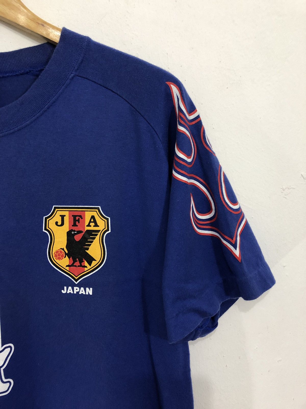 Japanese Brand Vintage Japanese Football Association JFA No.4 Ihara TShirt Size US L / EU 52-54 / 3 - 4 Thumbnail
