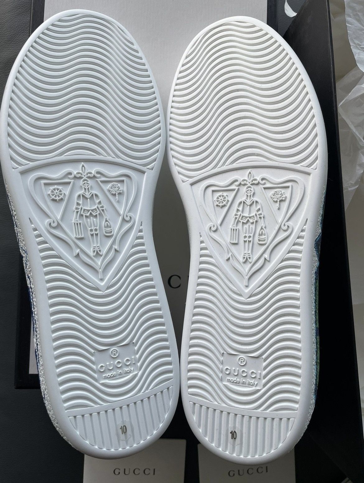 Gucci Super Runway Limited Edition LOVED ACE Leather Sneakers New Size US 10.5 / EU 43-44 - 15 Thumbnail