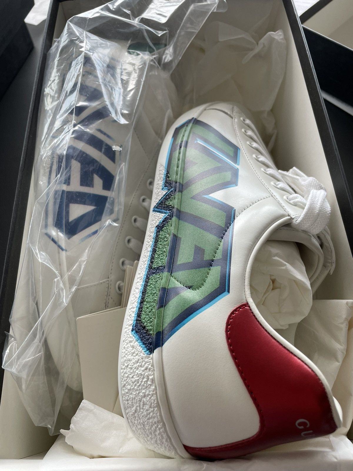 Gucci Super Runway Limited Edition Leather ACE Sneakers Brand New Size US 11 / EU 44 - 19 Thumbnail