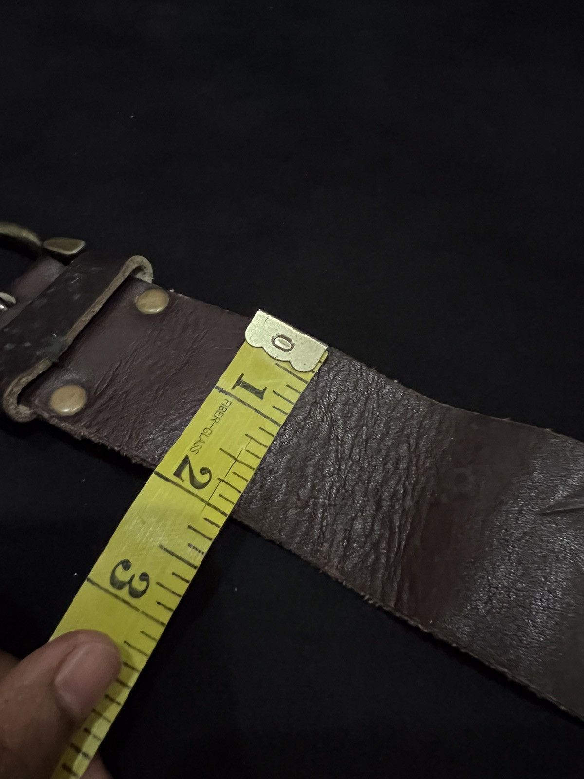 Leather Unbrand Leather Buckle Belt Size ONE SIZE - 10 Thumbnail
