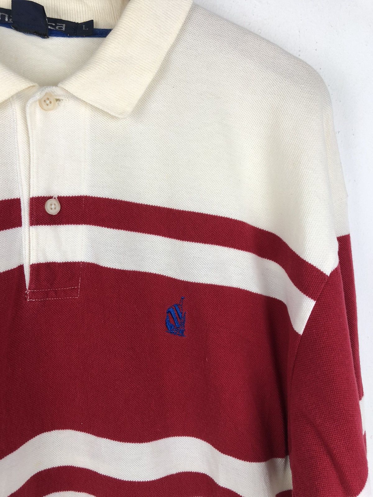 Nautica Vintage Nautica Navigation Long Sleeve Polo Shirt Size US L / EU 52-54 / 3 - 4 Thumbnail
