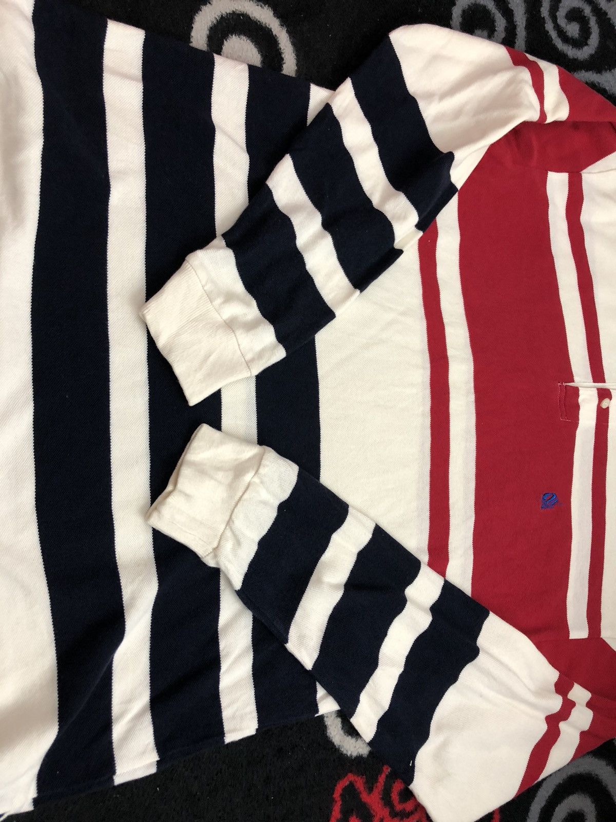 Nautica Vintage Nautica Navigation Long Sleeve Polo Shirt Size US L / EU 52-54 / 3 - 9 Thumbnail