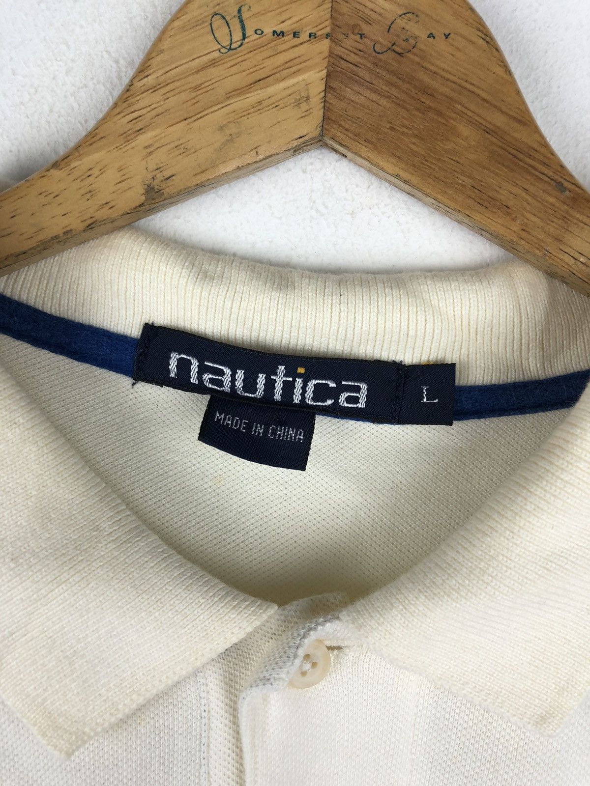 Nautica Vintage Nautica Navigation Long Sleeve Polo Shirt Size US L / EU 52-54 / 3 - 5 Thumbnail