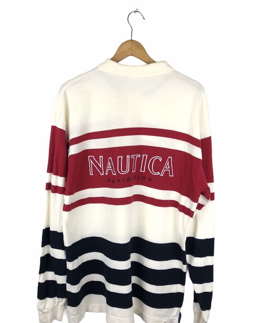 Nautica Vintage Nautica Navigation Long Sleeve Polo Shirt Size US L / EU 52-54 / 3 - 1 Thumbnail