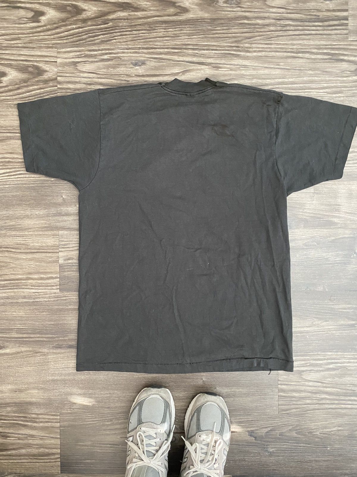 Vintage Vintage Faded Black 90s Single Stitch T Shirt Size US L / EU 52-54 / 3 - 6 Thumbnail