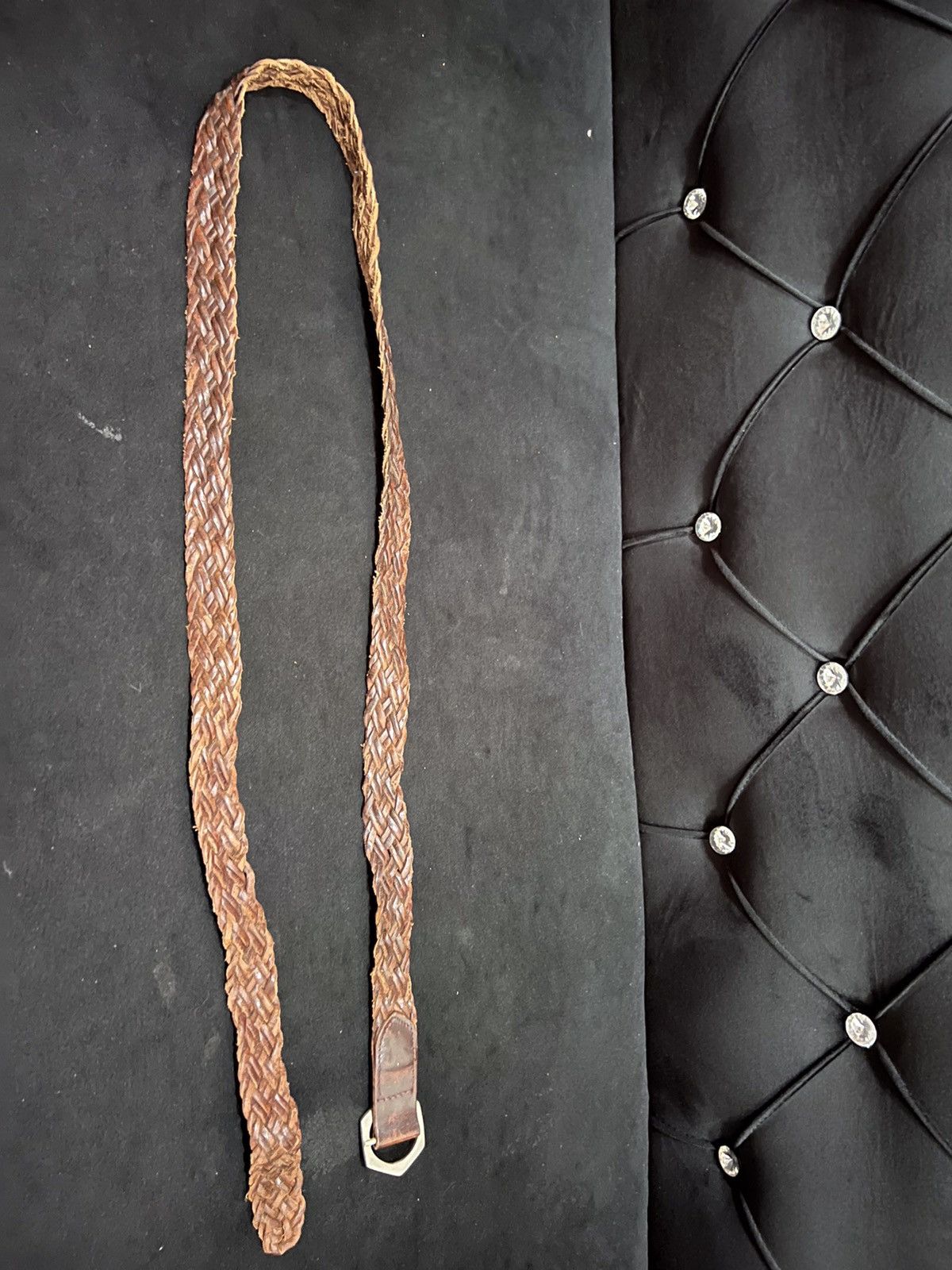 Leather Unbrand Leather Buckle Belt Size ONE SIZE - 6 Thumbnail