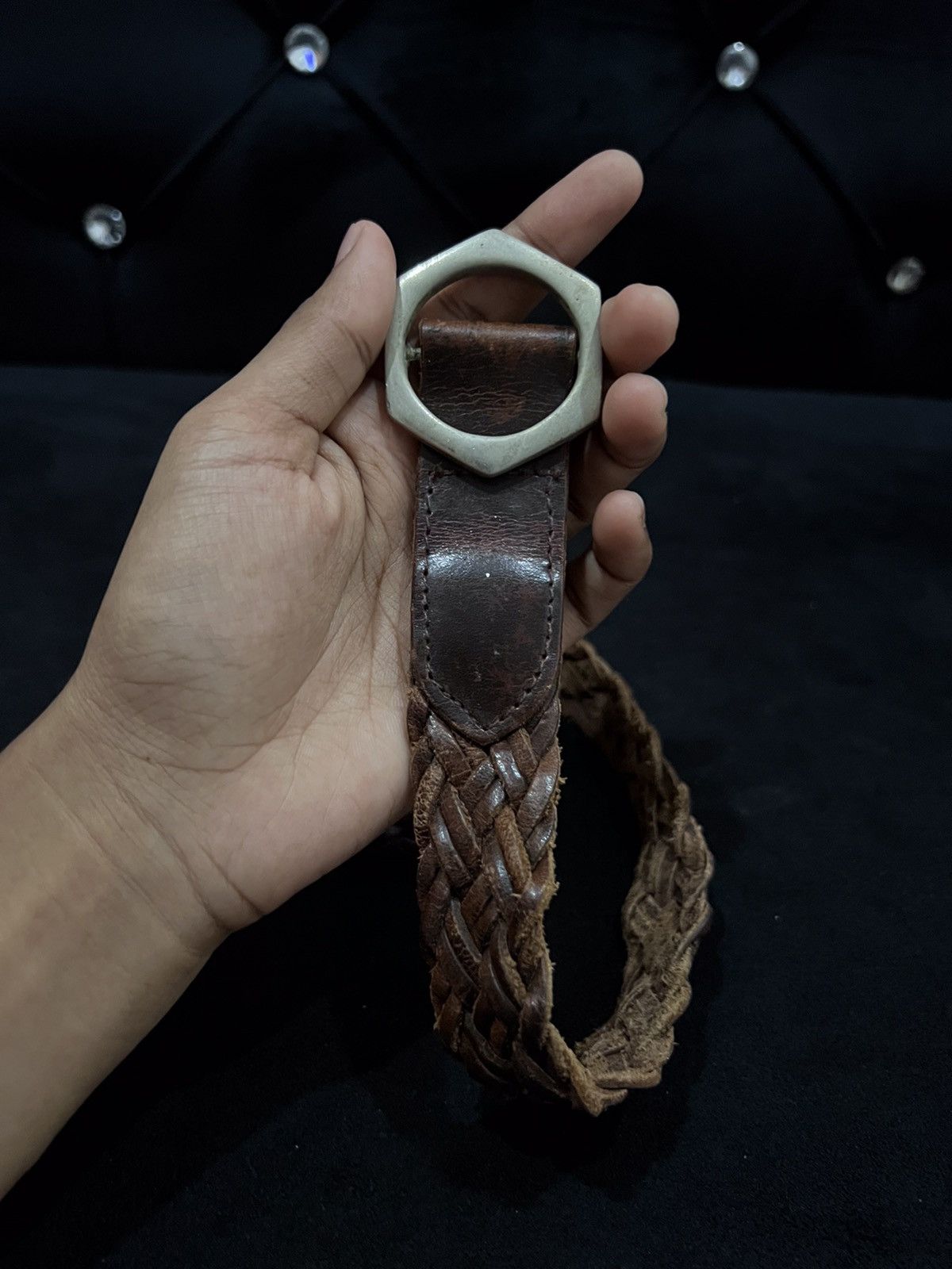 Leather Unbrand Leather Buckle Belt Size ONE SIZE - 4 Thumbnail