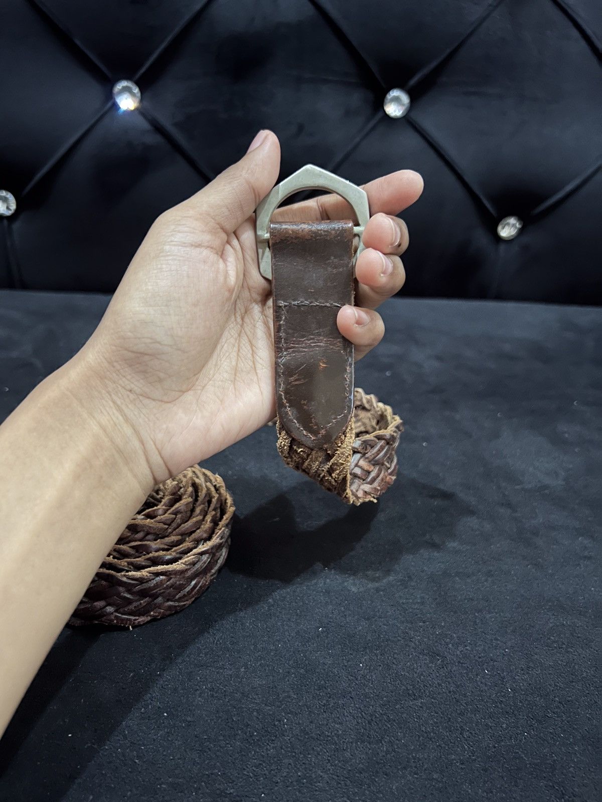 Leather Unbrand Leather Buckle Belt Size ONE SIZE - 5 Thumbnail