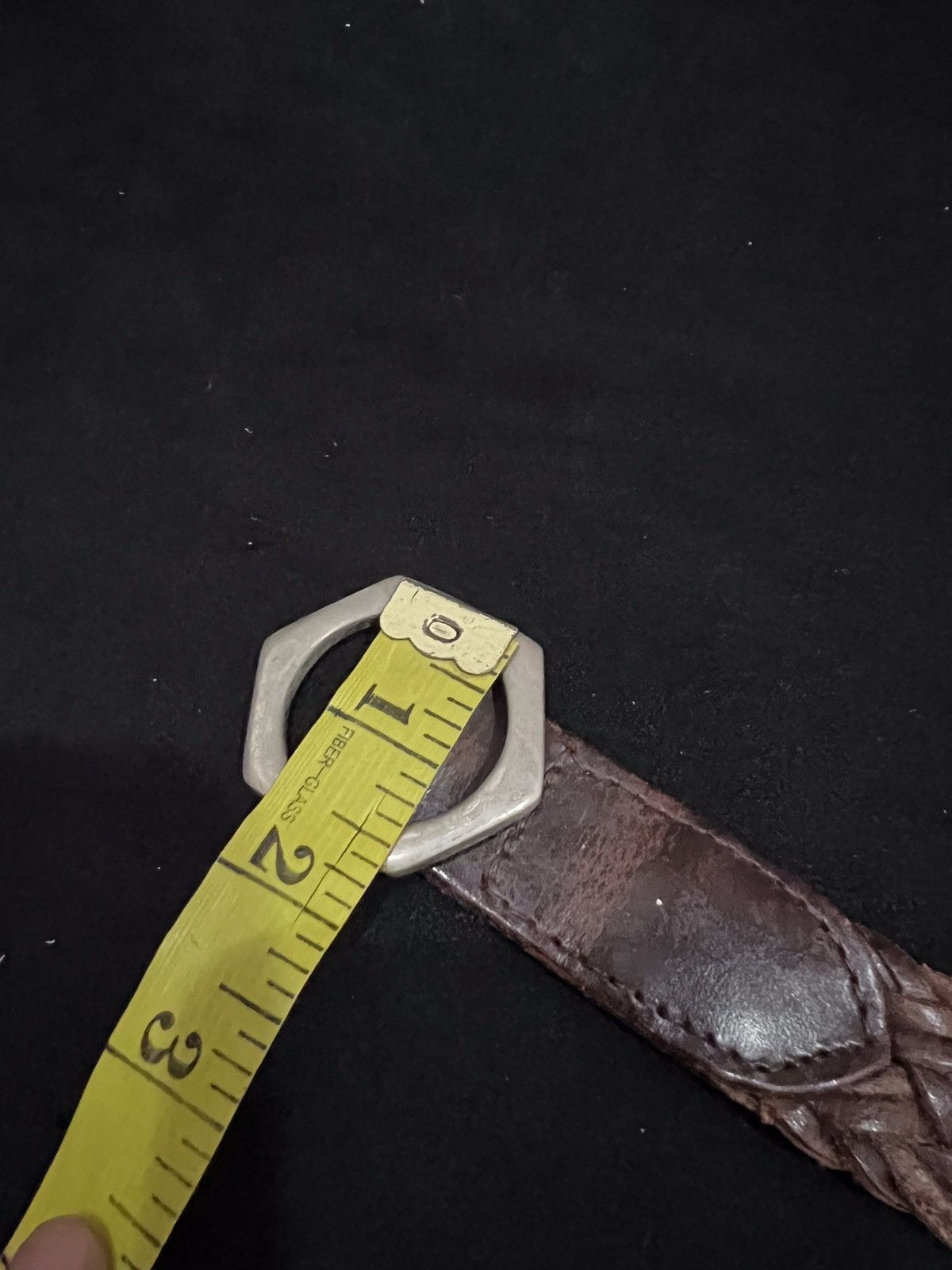Leather Unbrand Leather Buckle Belt Size ONE SIZE - 11 Thumbnail