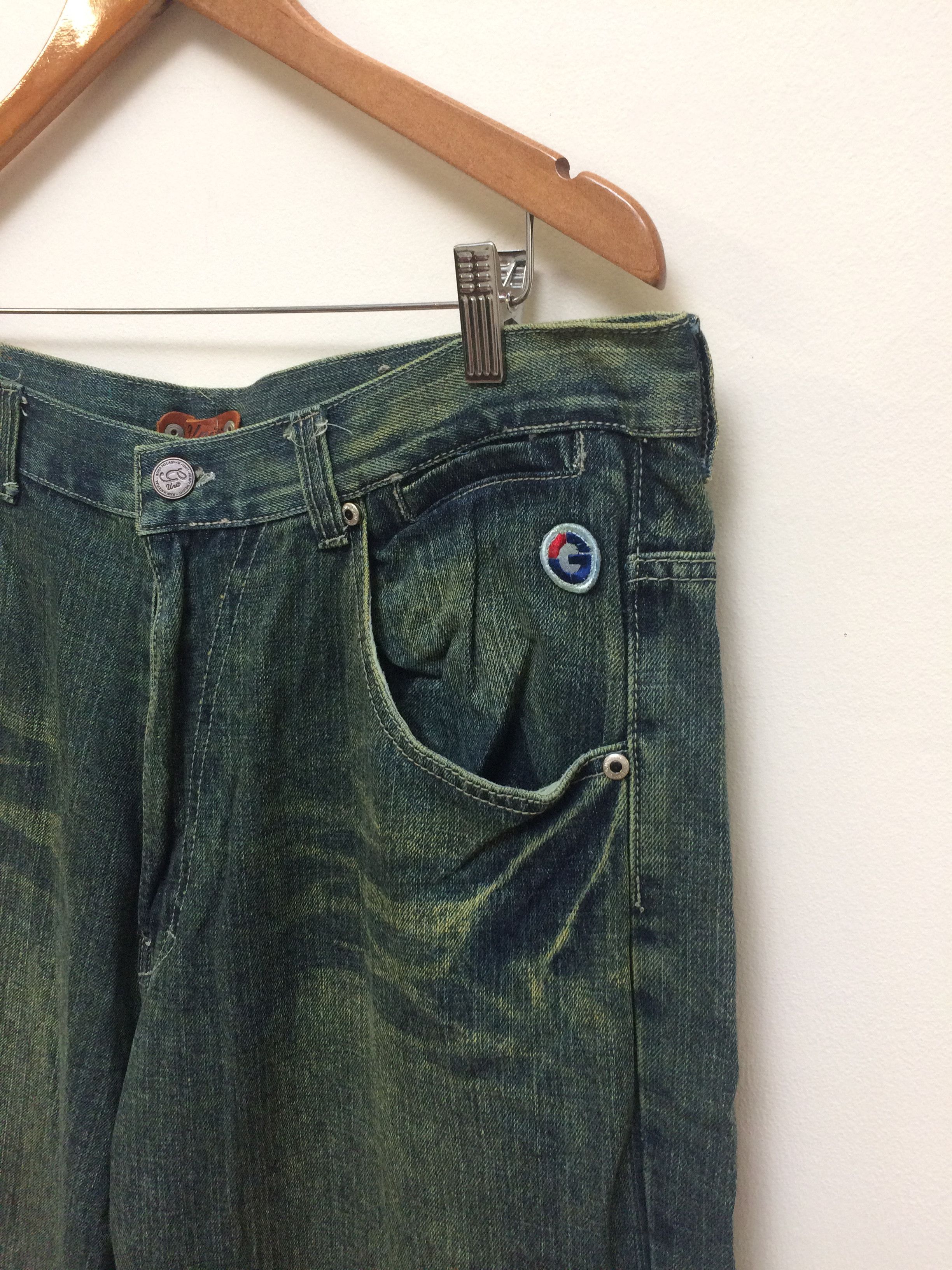 G-Unit × Vintage Vintage G-Unit Embroidered “Tattoo” Baggy Jeans Size US 38 / EU 54 - 8 Thumbnail