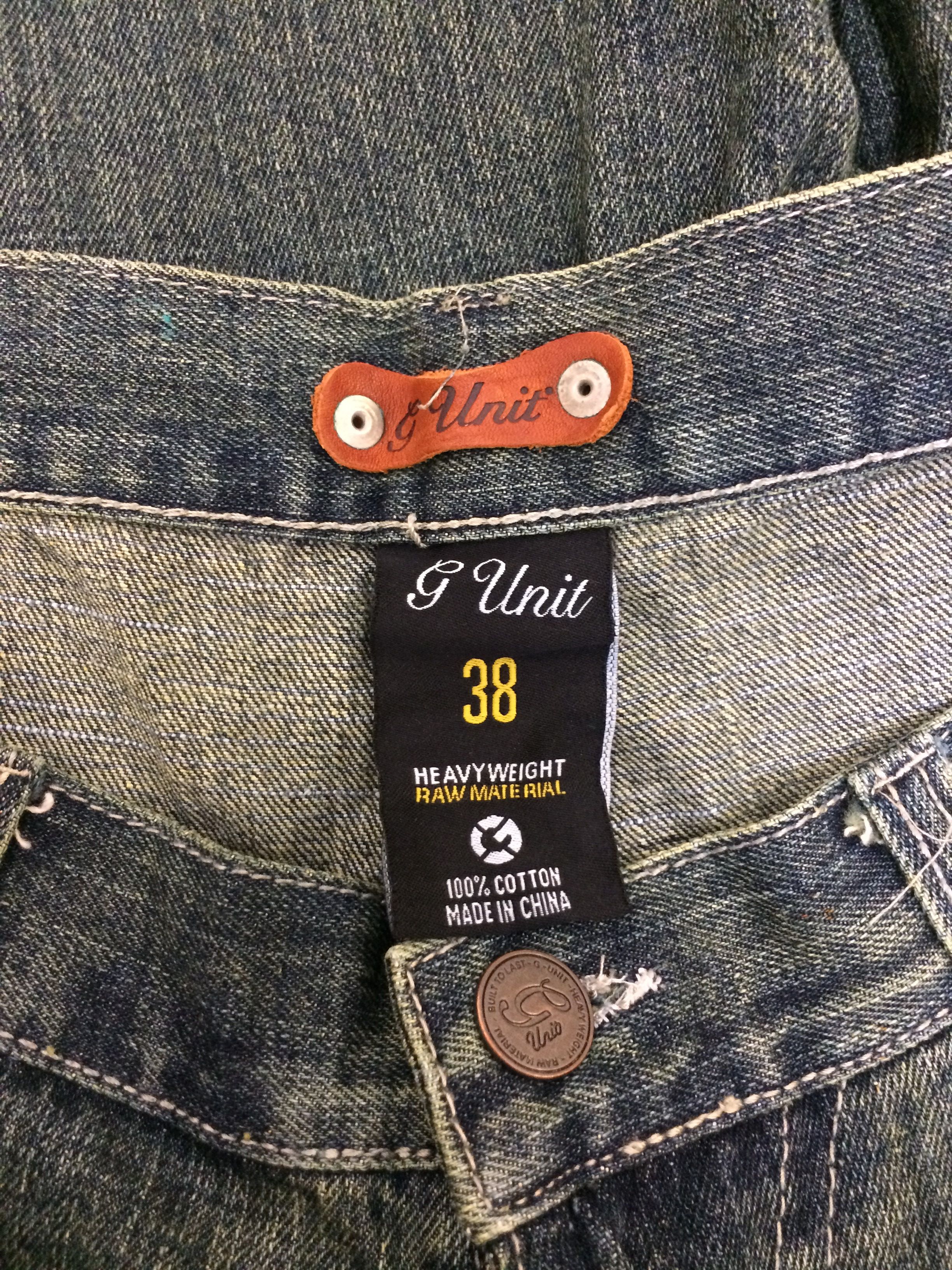G-Unit × Vintage Vintage G-Unit Embroidered “Tattoo” Baggy Jeans Size US 38 / EU 54 - 18 Thumbnail