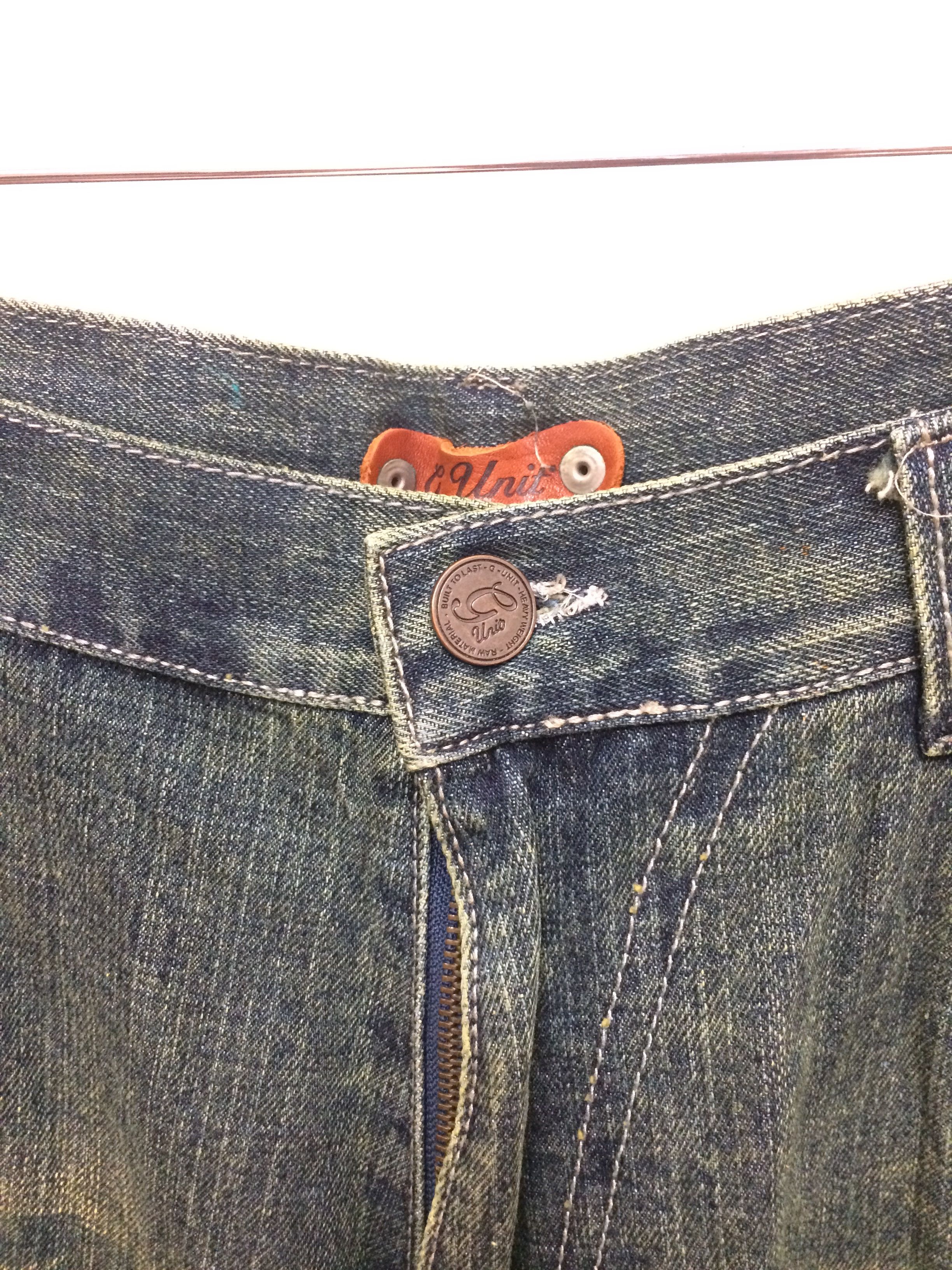 G-Unit × Vintage Vintage G-Unit Embroidered “Tattoo” Baggy Jeans Size US 38 / EU 54 - 9 Thumbnail