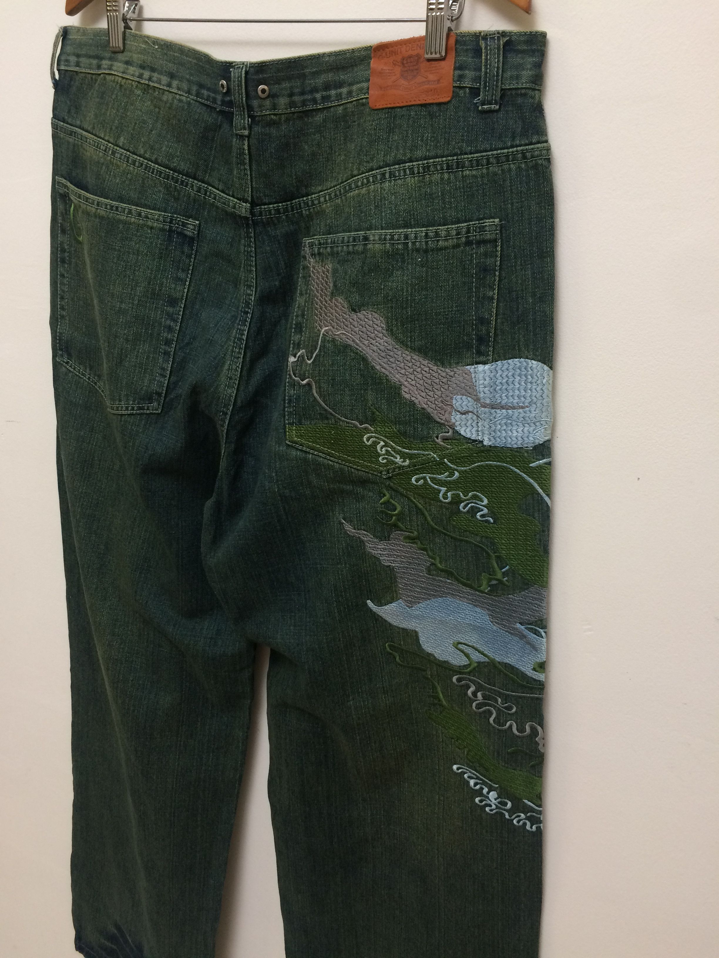 G-Unit × Vintage Vintage G-Unit Embroidered “Tattoo” Baggy Jeans Size US 38 / EU 54 - 11 Thumbnail