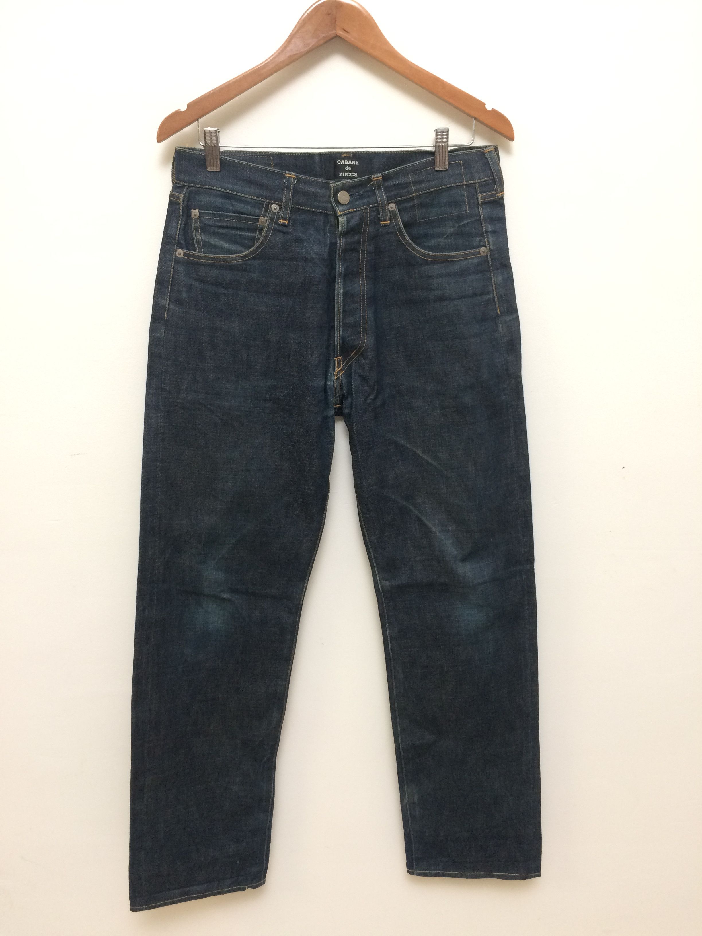 CABANE de ZUCCa × Issey Miyake AW09/10 Cabane De Zucca Selvedge Jeans Size US 32 / EU 48 - 2 Thumbnail