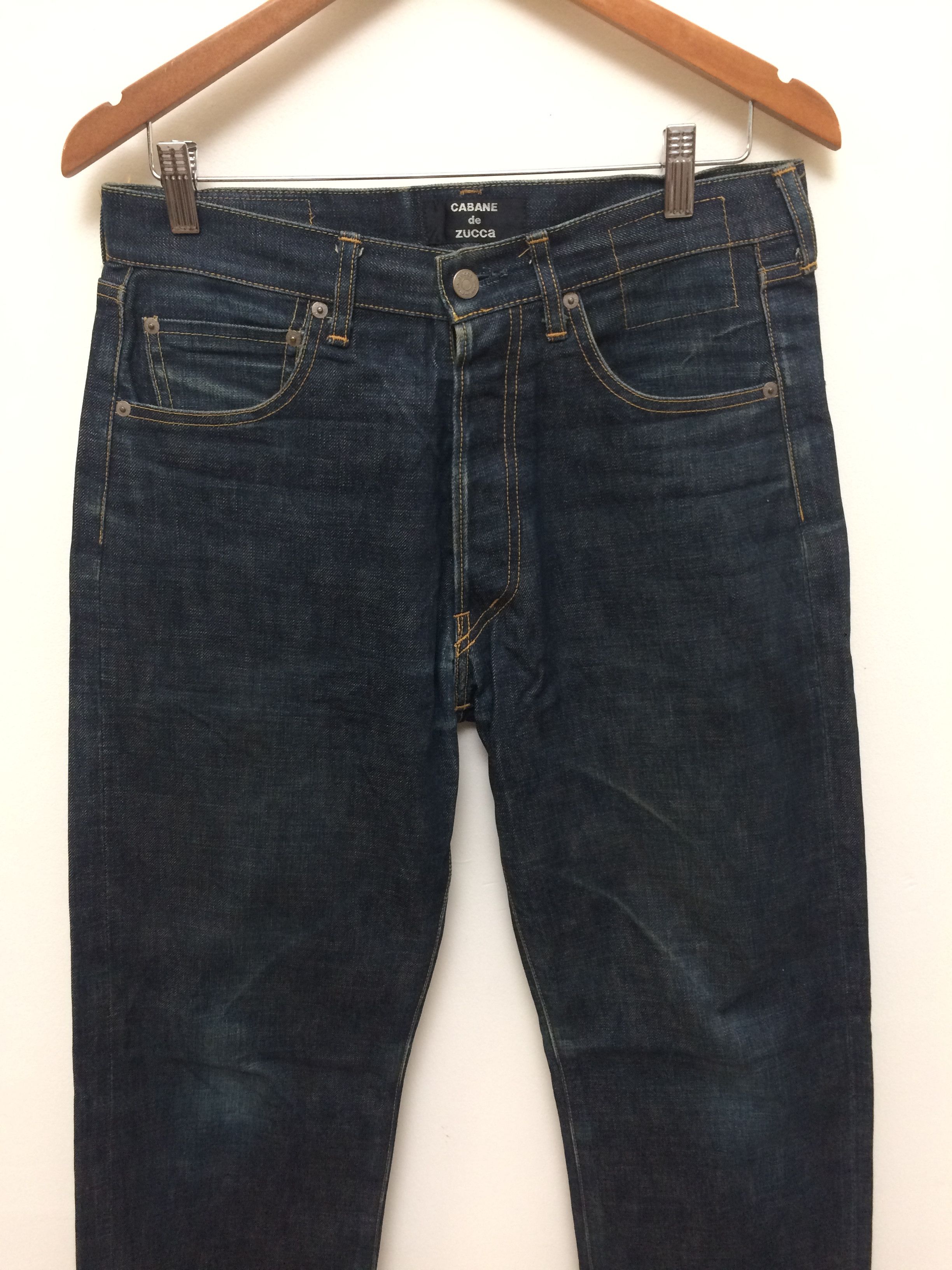 CABANE de ZUCCa × Issey Miyake AW09/10 Cabane De Zucca Selvedge Jeans Size US 32 / EU 48 - 6 Thumbnail
