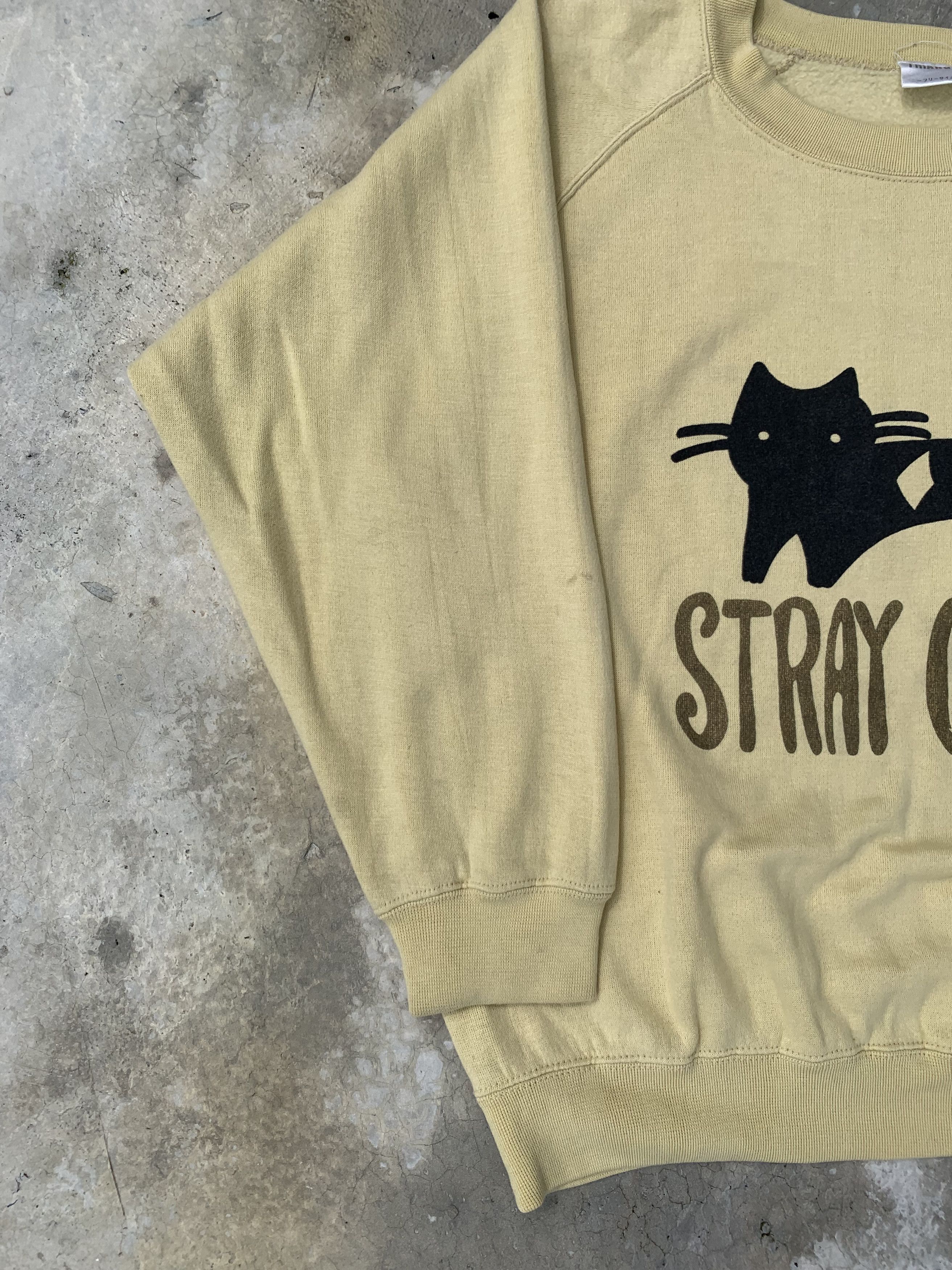Vintage Vintage Stray Chatte Cat Logo Sweatshirt Raglan Unisex Size S / US 4 / IT 40 - 5 Thumbnail