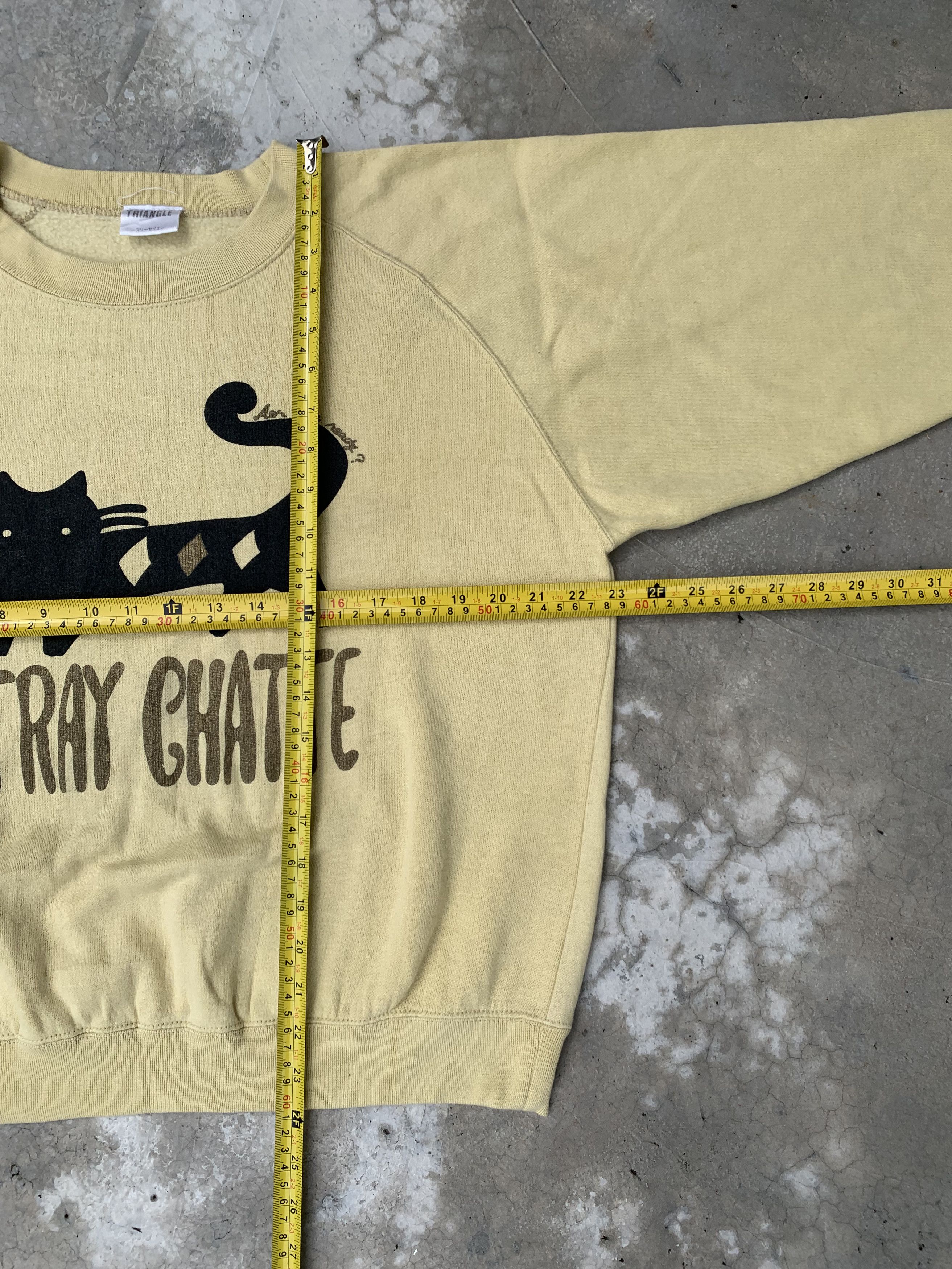 Vintage Vintage Stray Chatte Cat Logo Sweatshirt Raglan Unisex Size S / US 4 / IT 40 - 8 Thumbnail