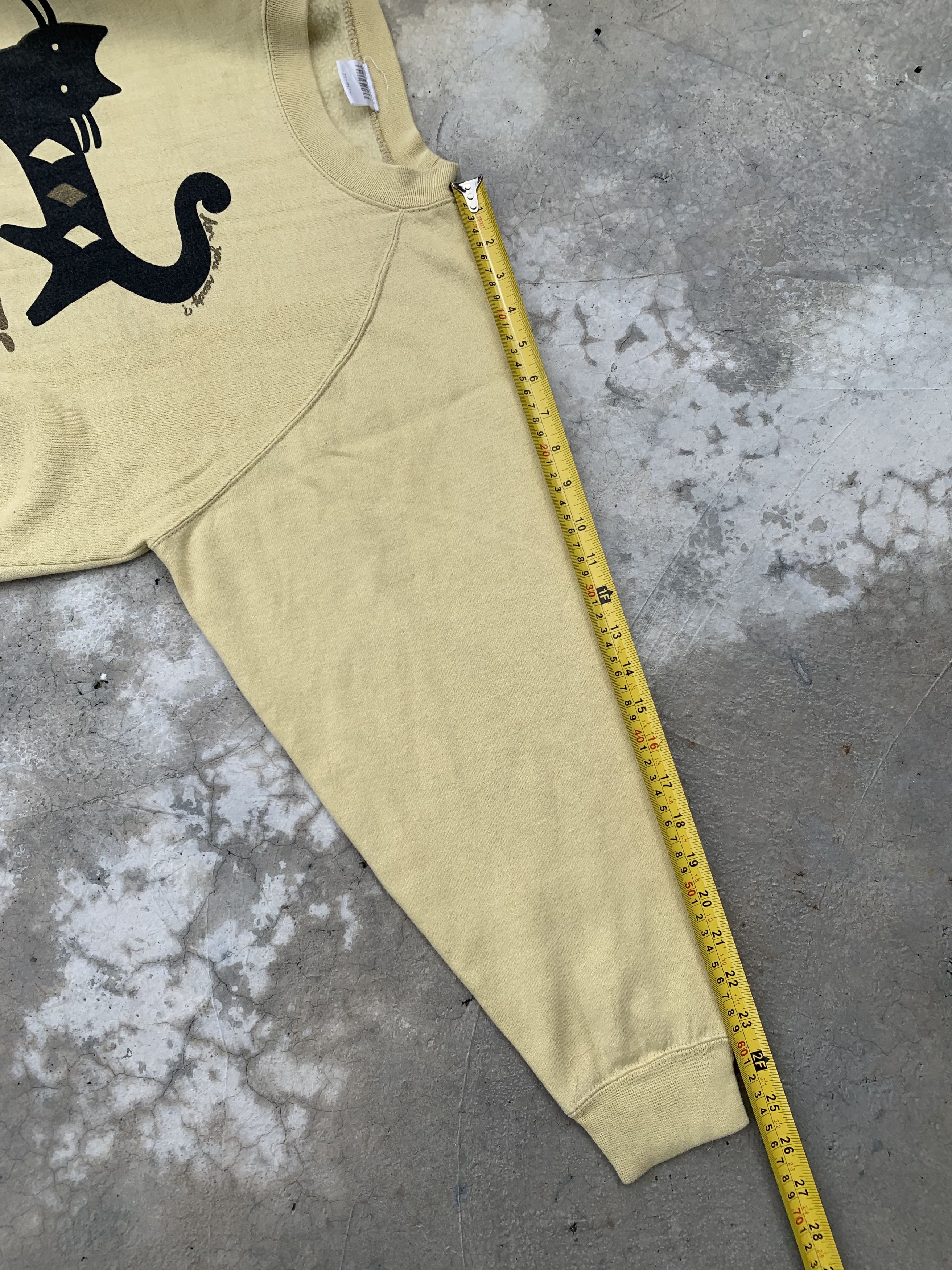Vintage Vintage Stray Chatte Cat Logo Sweatshirt Raglan Unisex Size S / US 4 / IT 40 - 9 Thumbnail