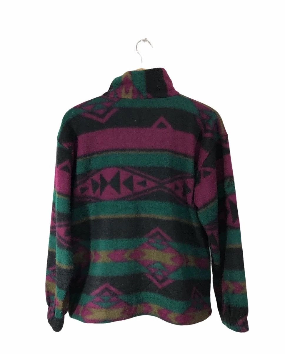 Vintage White Sierra Native Motive Fleece Jacket Size US L / EU 52-54 / 3 - 2 Thumbnail