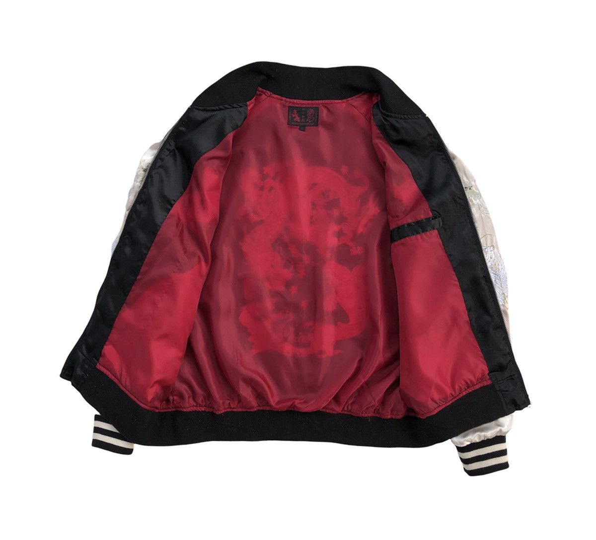 Japanese Brand Japanese Traditional Dragon and Koi Sukajan Bomber Jacket Size US M / EU 48-50 / 2 - 9 Thumbnail