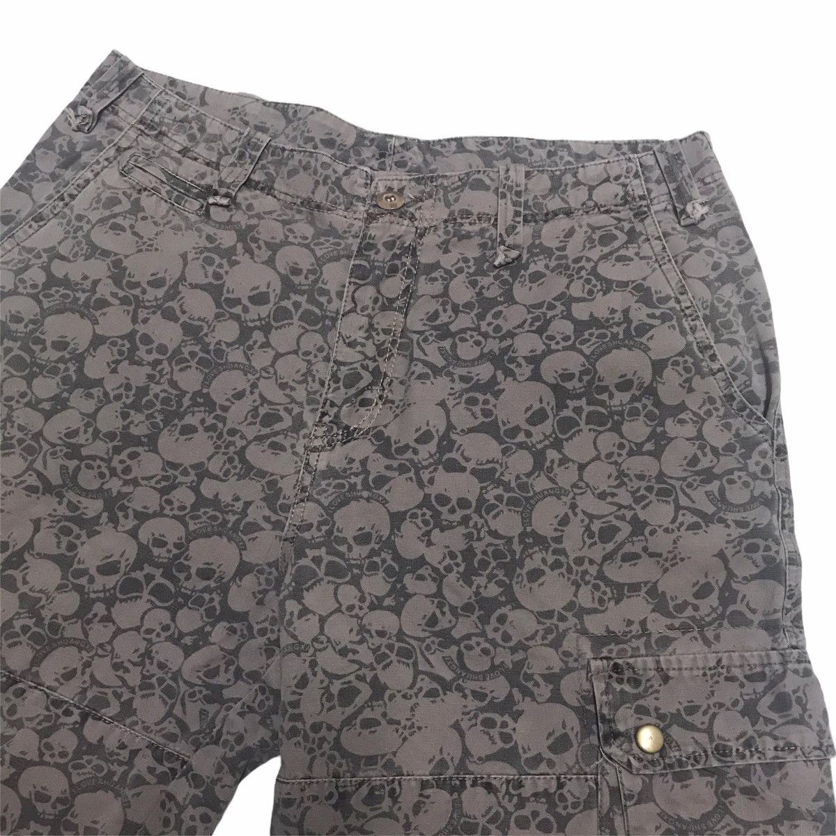 Neighborhood Vintage NEIGHBORHOOD Destusrio tecnico SKULL FULLPRINT Size US 32 / EU 48 - 4 Thumbnail