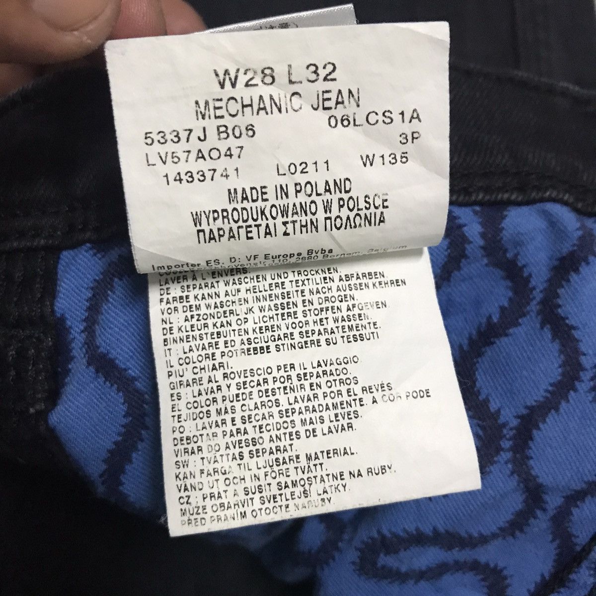 Lee Vivienne Westwood Aglomania X Lee Skinny Jeans Size US 29 - 9 Thumbnail