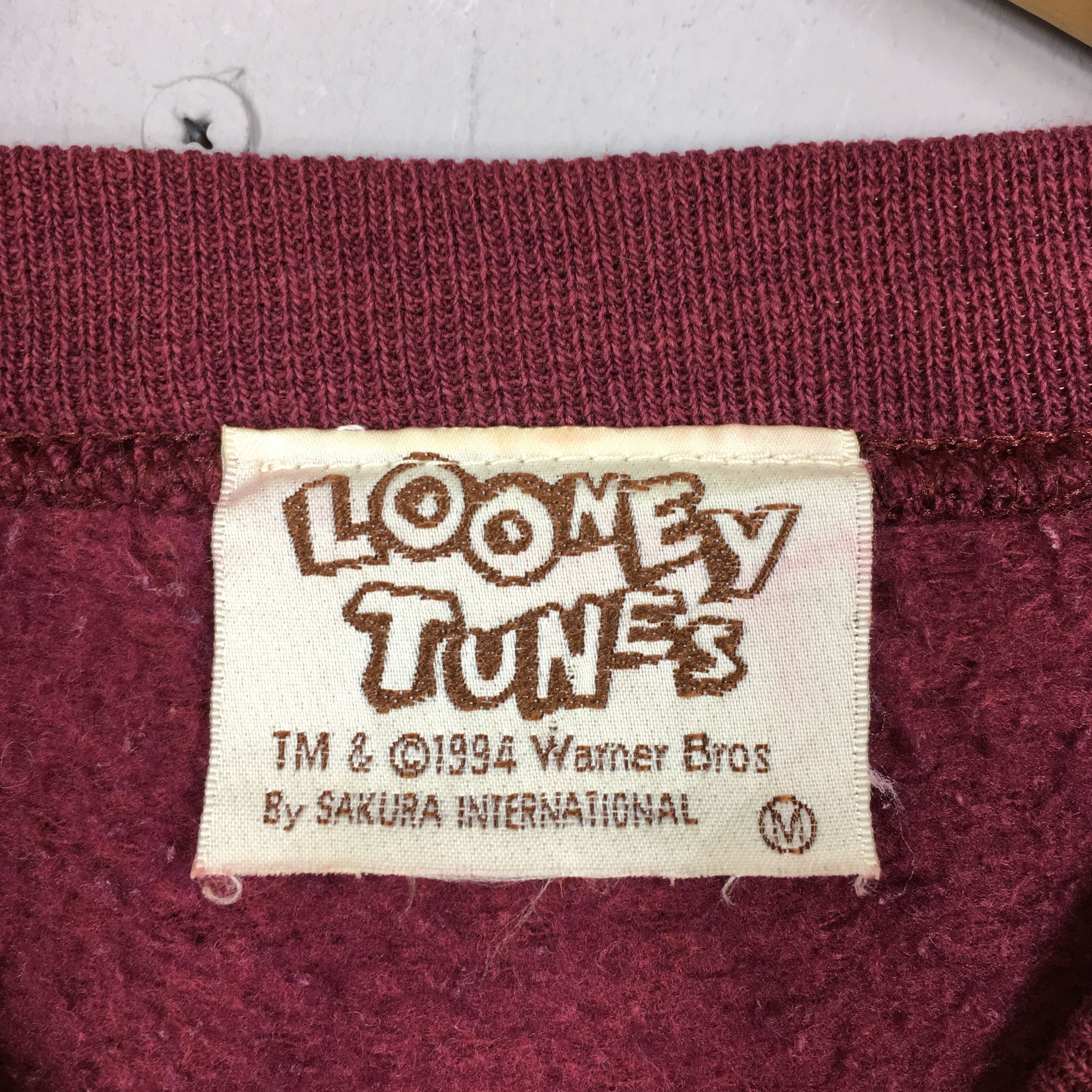 Cartoon Network × Vintage × Warner Bros Vintage 90s Looney Tunes Tweety And Bugs Sweatshirt Size M Size US M / EU 48-50 / 2 - 5 Thumbnail