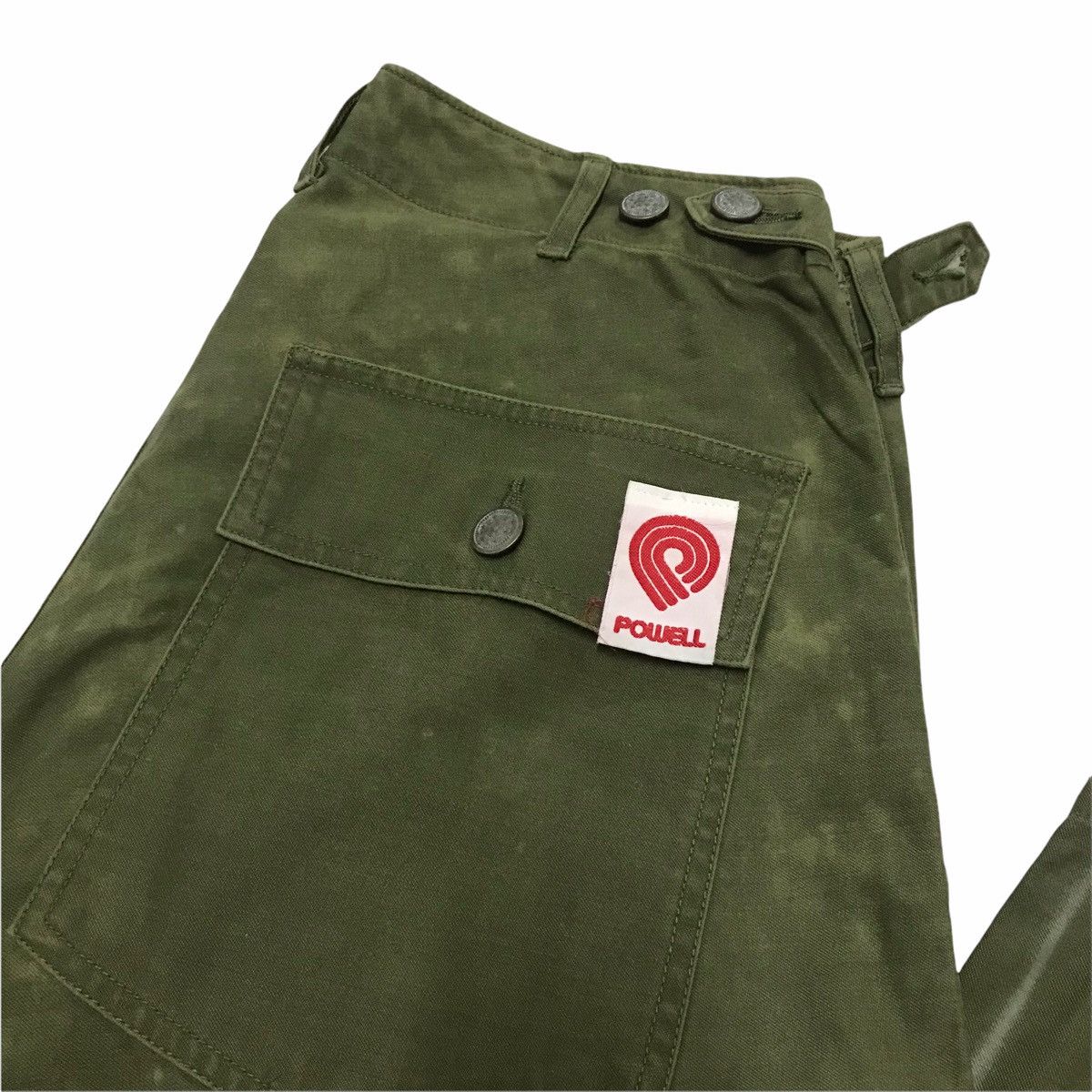 Powell Peralta Vintage Distressed Powell Peralta Cargo Army Pants Size US 30 / EU 46 - 1 Thumbnail