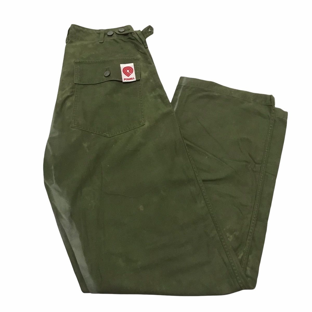 Powell Peralta Vintage Distressed Powell Peralta Cargo Army Pants Size US 30 / EU 46 - 4 Thumbnail