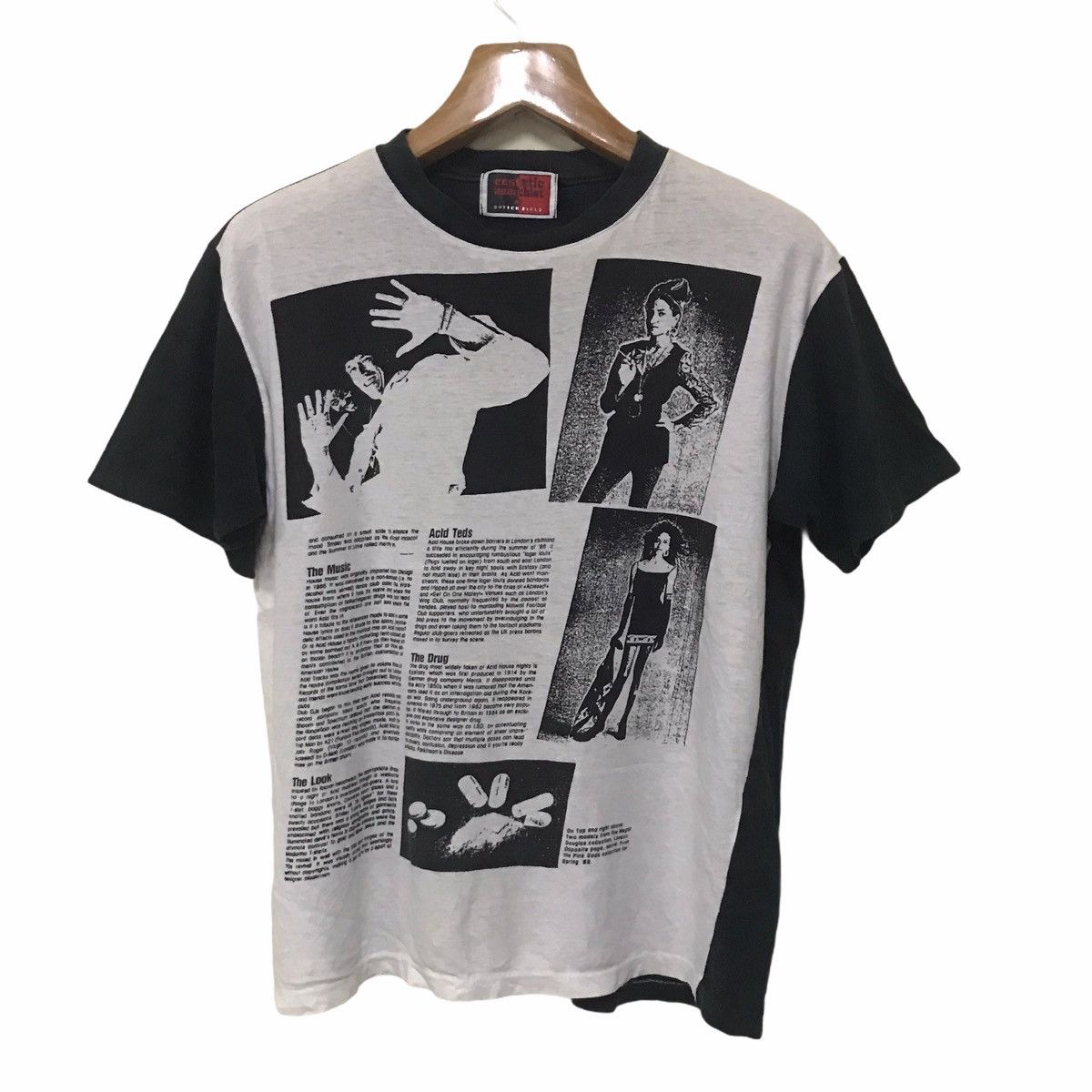 Band Tees Rare Vintage Ecstatic Anarchist by Butter field 90s Style Size US M / EU 48-50 / 2 - 1 Thumbnail