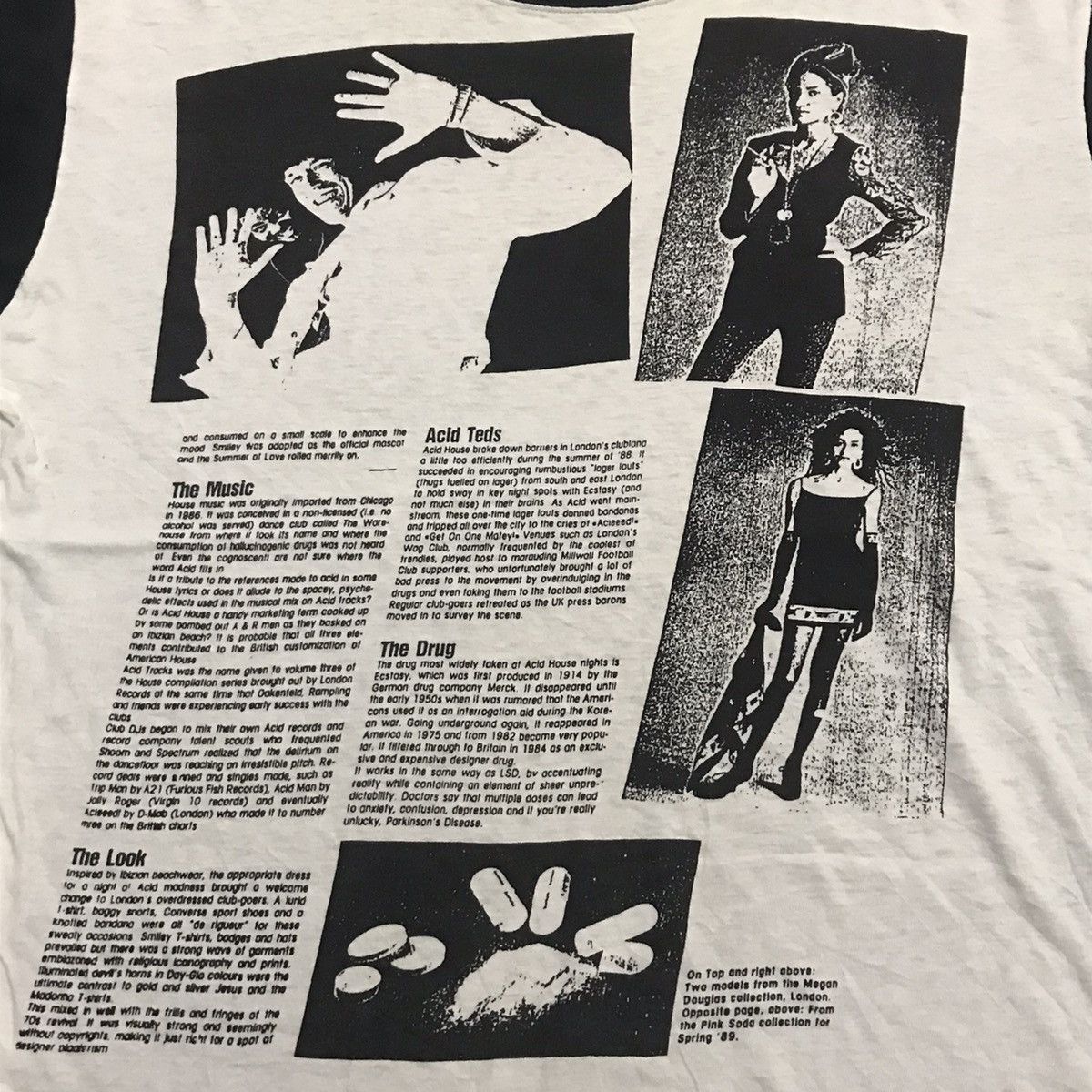 Band Tees Rare Vintage Ecstatic Anarchist by Butter field 90s Style Size US M / EU 48-50 / 2 - 6 Thumbnail