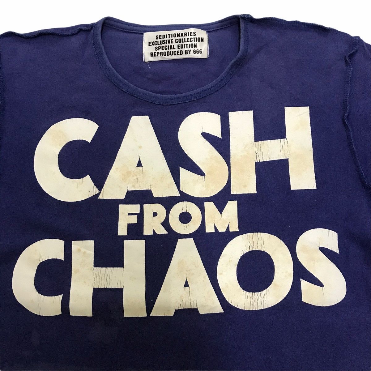 Band Tees Seditionaries CASH from CHAOS Great Britain Design T-Shirt Size US S / EU 44-46 / 1 - 2 Thumbnail