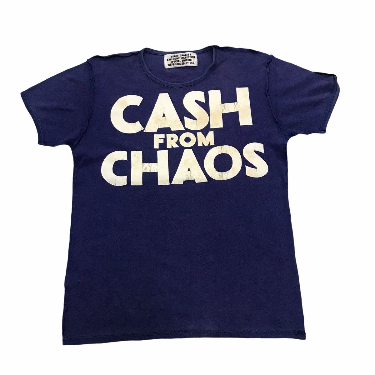 Band Tees Seditionaries CASH from CHAOS Great Britain Design T-Shirt Size US S / EU 44-46 / 1 - 1 Thumbnail