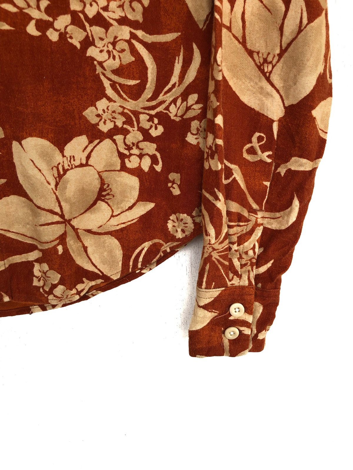 45rpm OG 45rpm 🇯🇵 Beautiful Floral Motive Hawaiian Shirt Size US S / EU 44-46 / 1 - 6 Thumbnail