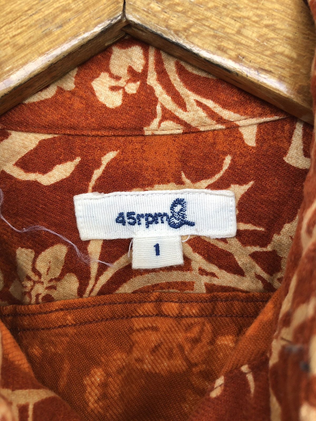 45rpm OG 45rpm 🇯🇵 Beautiful Floral Motive Hawaiian Shirt Size US S / EU 44-46 / 1 - 9 Thumbnail