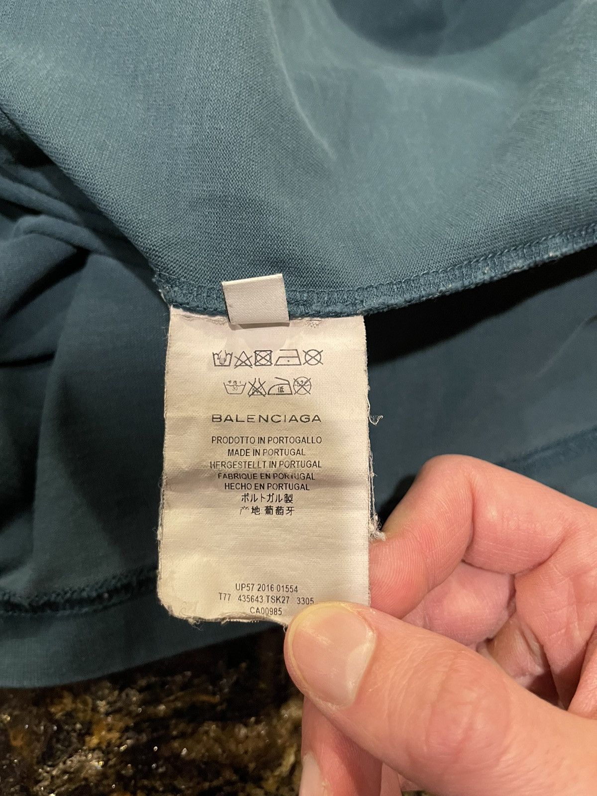 Balenciaga Balenciaga Green Eagle Tee Size US XL / EU 56 / 4 - 10 Thumbnail