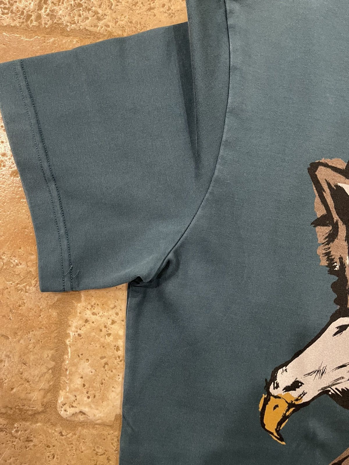 Balenciaga Balenciaga Green Eagle Tee Size US XL / EU 56 / 4 - 6 Thumbnail