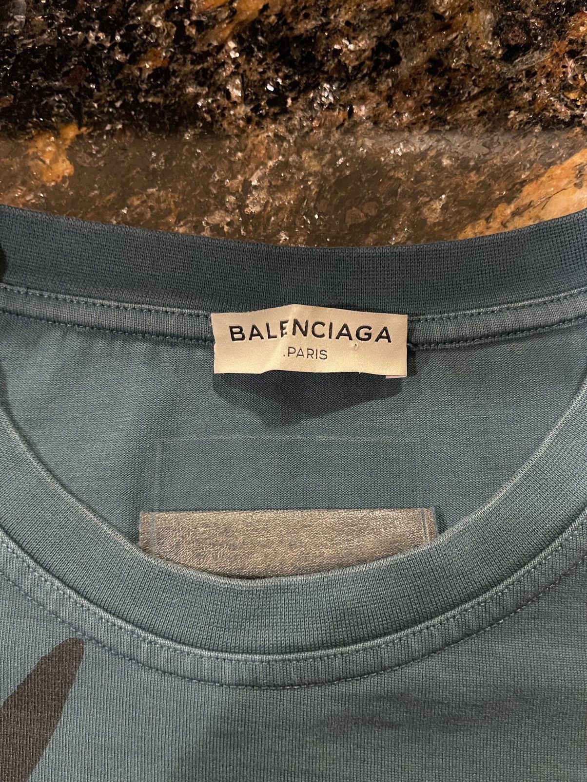 Balenciaga Balenciaga Green Eagle Tee Size US XL / EU 56 / 4 - 11 Thumbnail