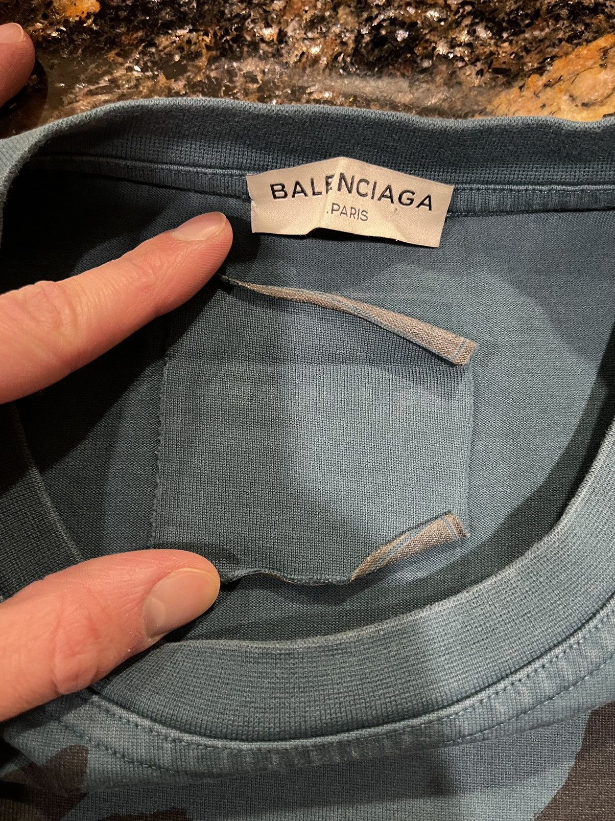 Balenciaga Balenciaga Green Eagle Tee Size US XL / EU 56 / 4 - 12 Thumbnail