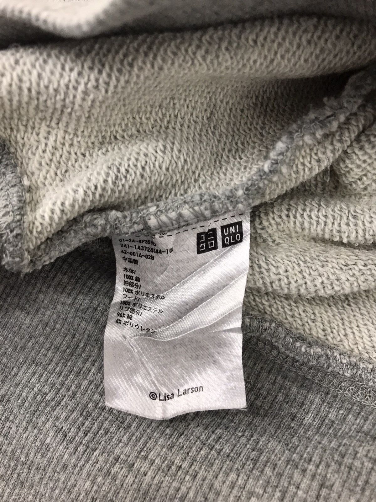 Japanese Brand Lisa Larson Art Pull Over Hoodies Cat Logo K497j Size US S / EU 44-46 / 1 - 4 Thumbnail